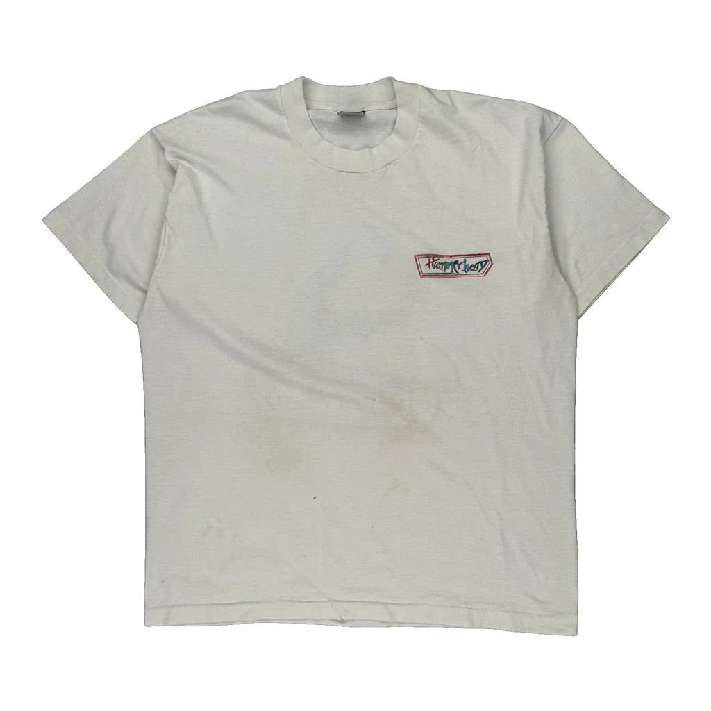 Fruit Of The Loom Graphic T-Shirt - XL White Cotton Refurbished - Thrifted (note: this is a term often used to describe second- refurbished available on Cerqular