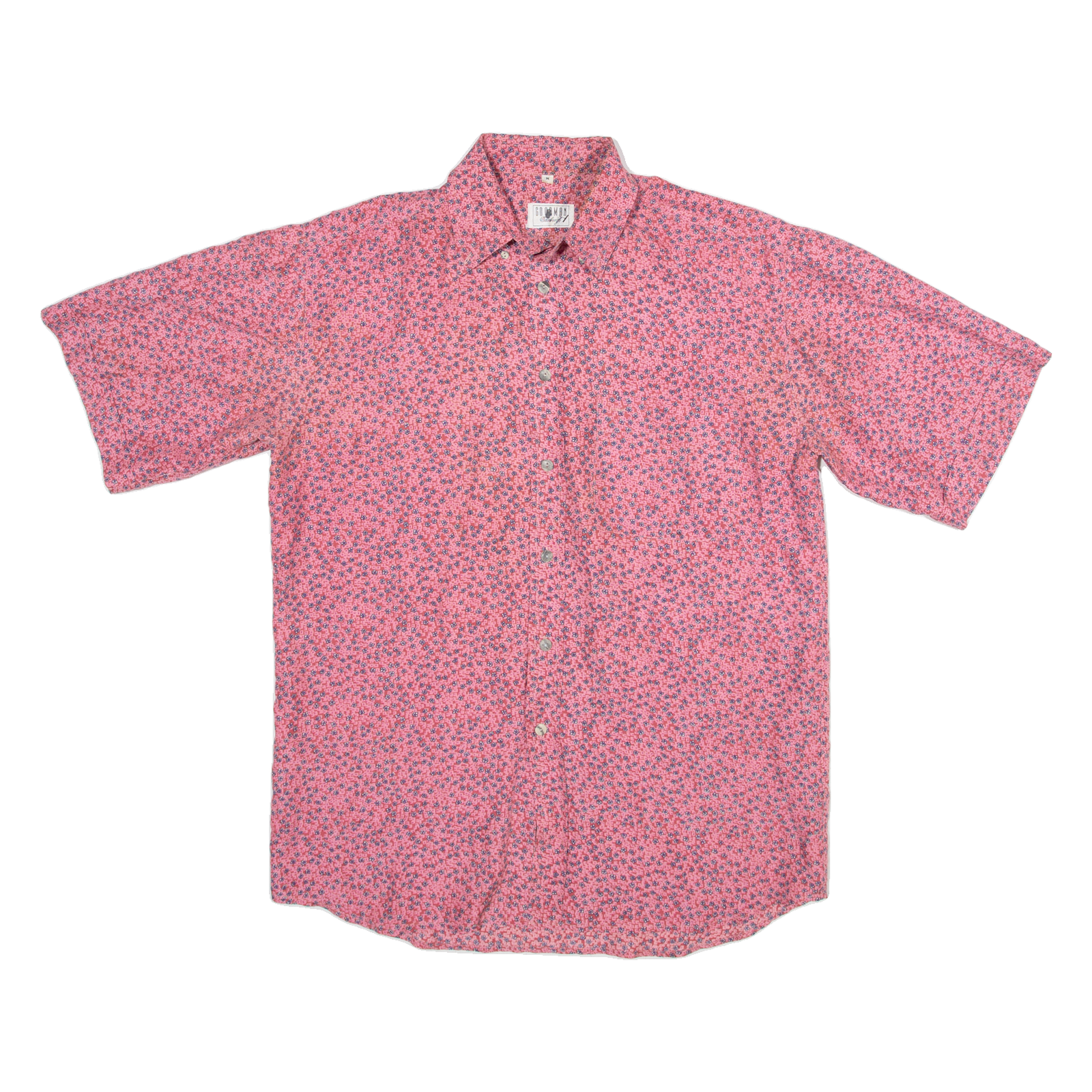 GOODMAN Mens Shirt Pink Floral M Refurbished - N/A refurbished available on Cerqular