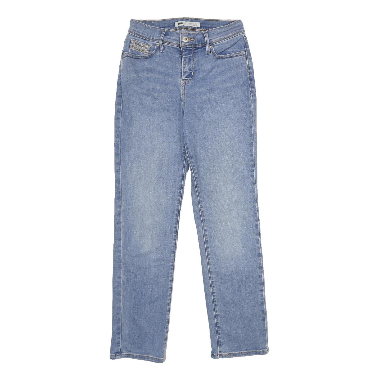 LEVI'S 512 Perfectly Slimming Womens Jeans Blue Slim Straight Denim Medium W27 Refurbished - N/A refurbished available on Cerqular