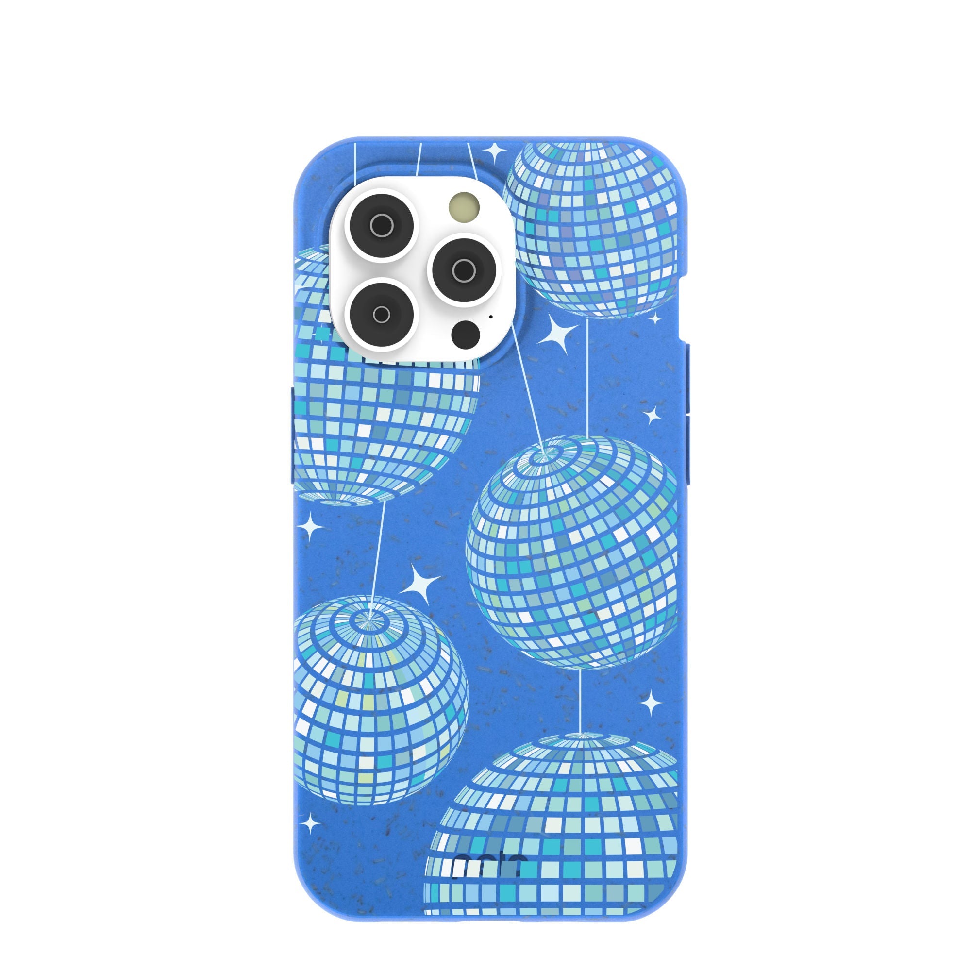 Electric Blue Blue Groove iPhone 14 Pro Case Refurbished - Pela Case refurbished available on Cerqular