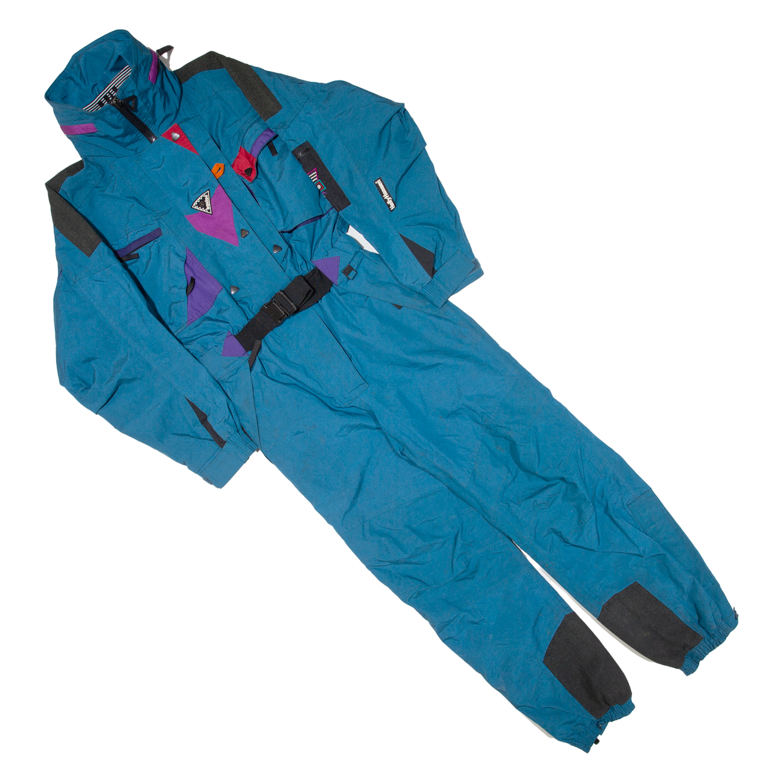 HELLY HANSEN Womens Ski Suit Blue Nylon Relaxed S W28 L29 Refurbished - N/A refurbished available on Cerqular