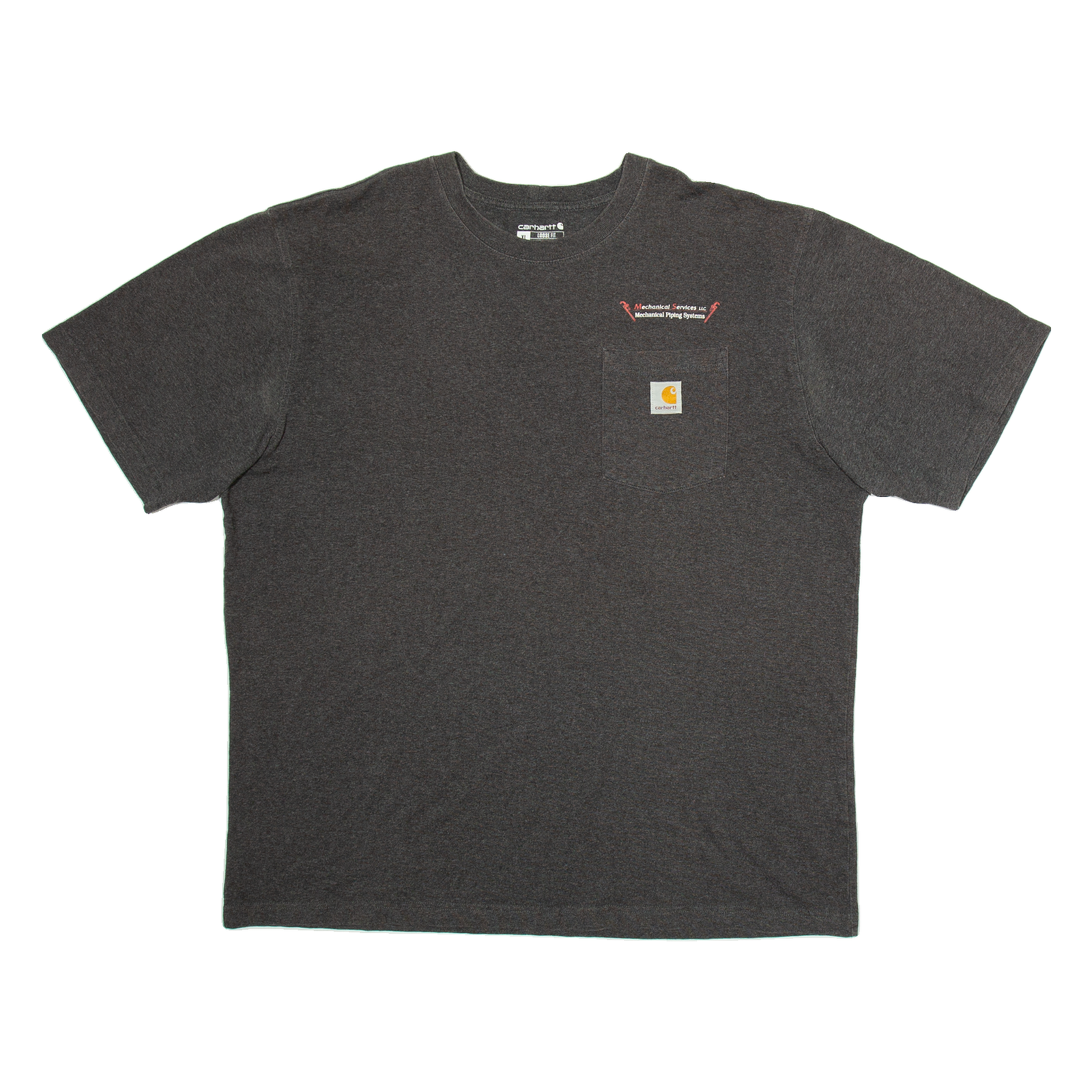 CARHARTT Mechanical Services Loose Fit Mens T-Shirt Grey XL Refurbished - N/A refurbished available on Cerqular