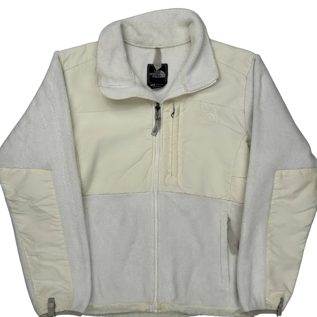 Buy The North Face Fleece Jacket - Large Cream Polyester Refurbished - $53.59 The North Face Fleece Jacket - Large Cream Polyester Refurbished - Thrifted (note: this is a term often used to describe second- refurbished available on Cerqular