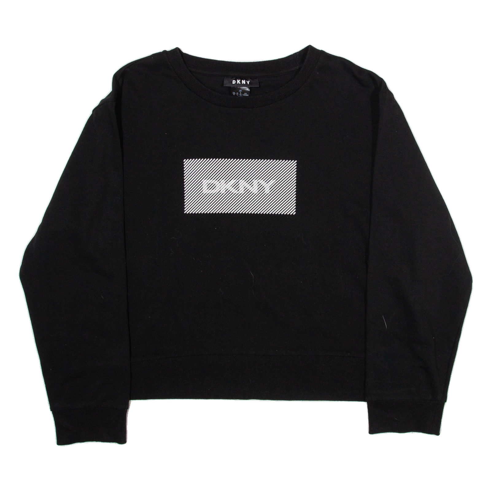 DKNY Womens Sweatshirt Black L Refurbished - N/A refurbished available on Cerqular