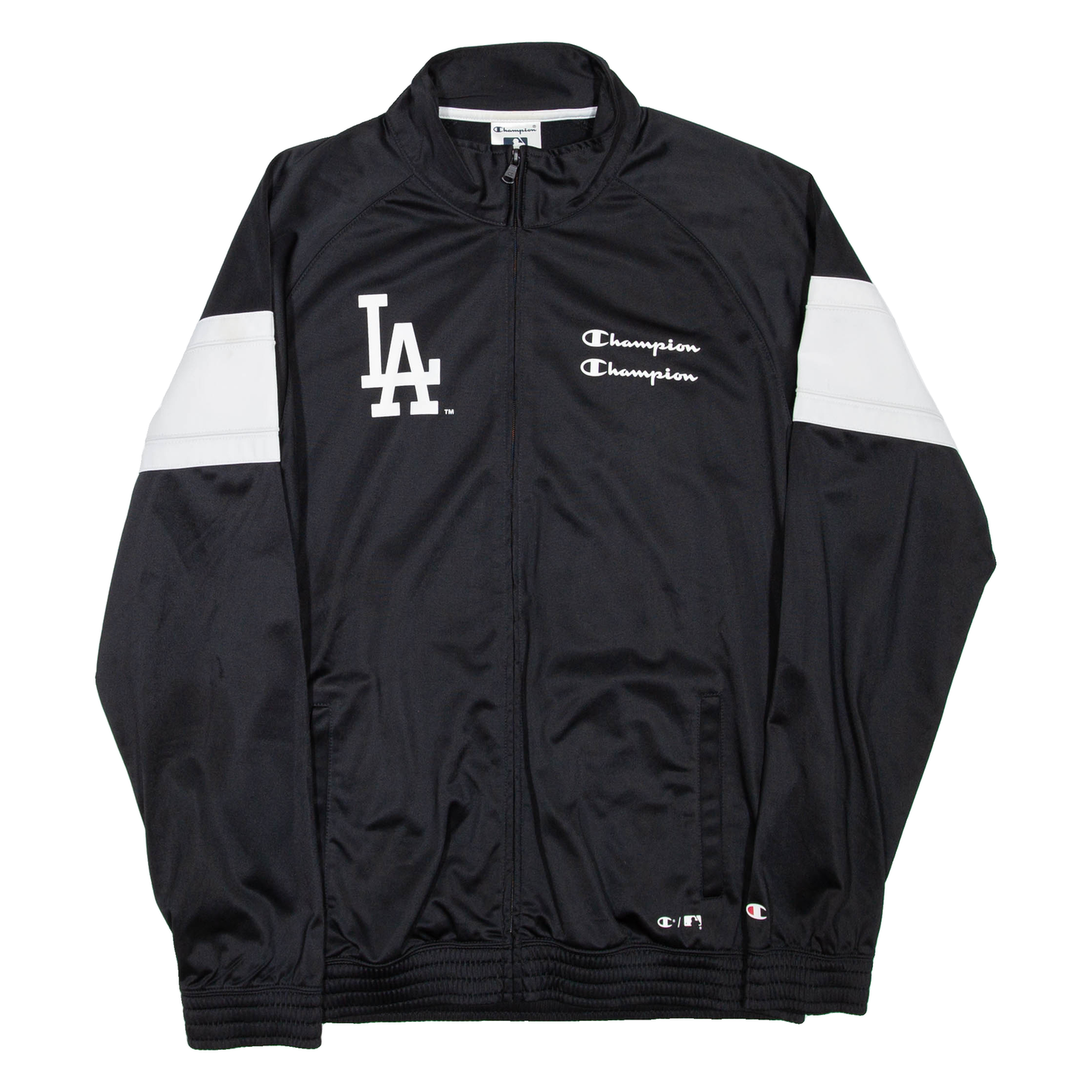 CHAMPION Los Angeles Mens Track Jacket Black USA L Refurbished - N/A refurbished available on Cerqular
