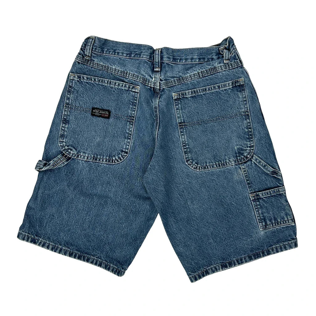 Wrangler Denim Shorts - 28W UK 10 Blue Denim Refurbished - Thrifted (note: this is a term often used to describe second- refurbished available on Cerqular