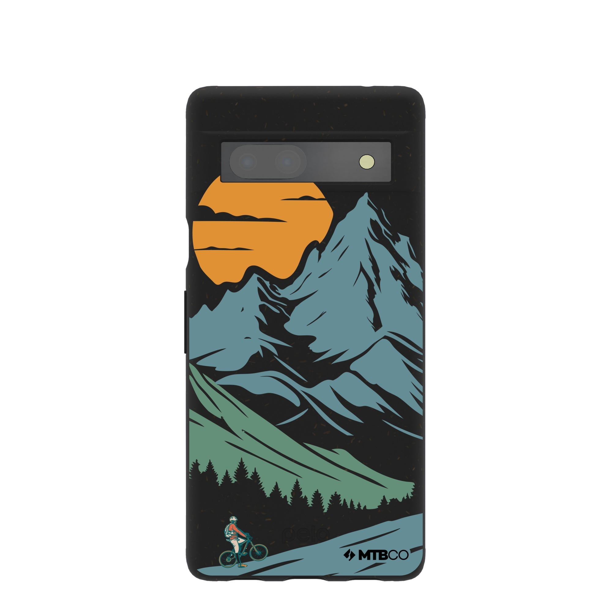 Buy Black Vintage Peaks MTBCO Google Pixel 7a Case Refurbished - $65.00 Black Vintage Peaks MTBCO Google Pixel 7a Case Refurbished - Pela Case refurbished available on Cerqular