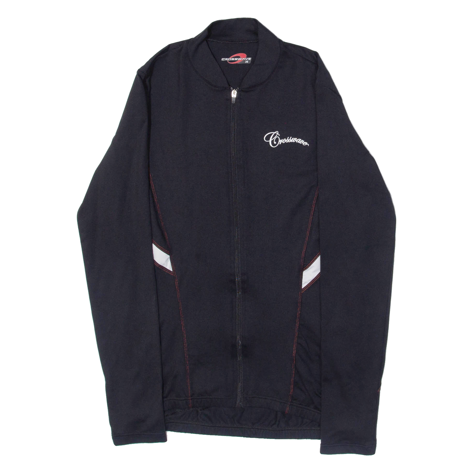 CROSSWAVE Full Zip Cycling Mens Jersey Black Long Sleeve S Refurbished - N/A refurbished available on Cerqular