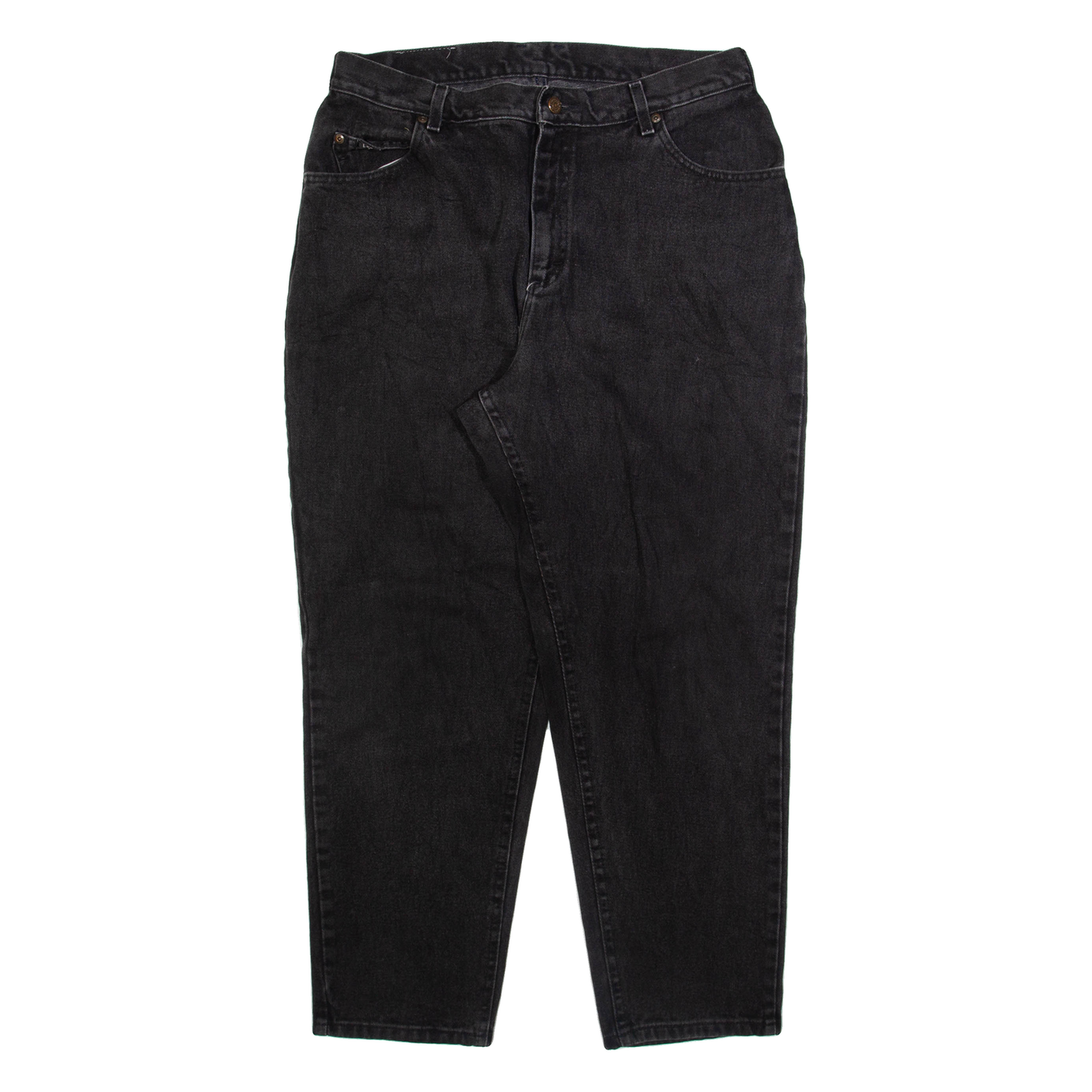 LEE Womens Jeans Black Regular Tapered W32 L28 Refurbished - N/A refurbished available on Cerqular