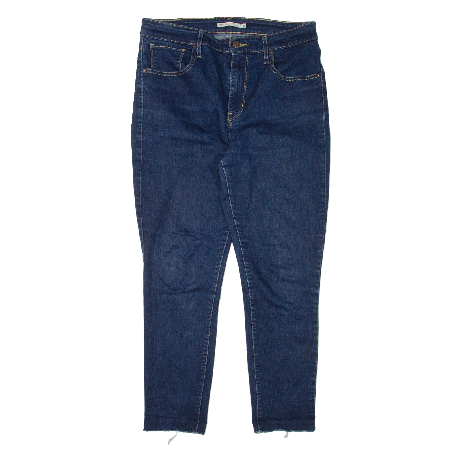 LEVI'S 721 High Rise Womens Jeans Blue Slim Skinny W31 L26 Refurbished - N/A refurbished available on Cerqular