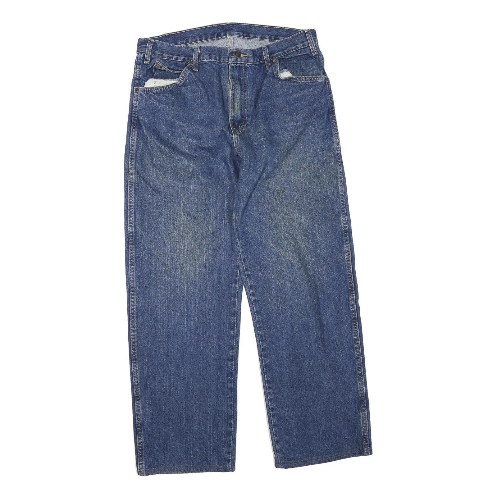 DICKIES Womens Regular Fit Blue Denim Classic Jeans W34 L32 Workwear Refurbished - N/A refurbished available on Cerqular