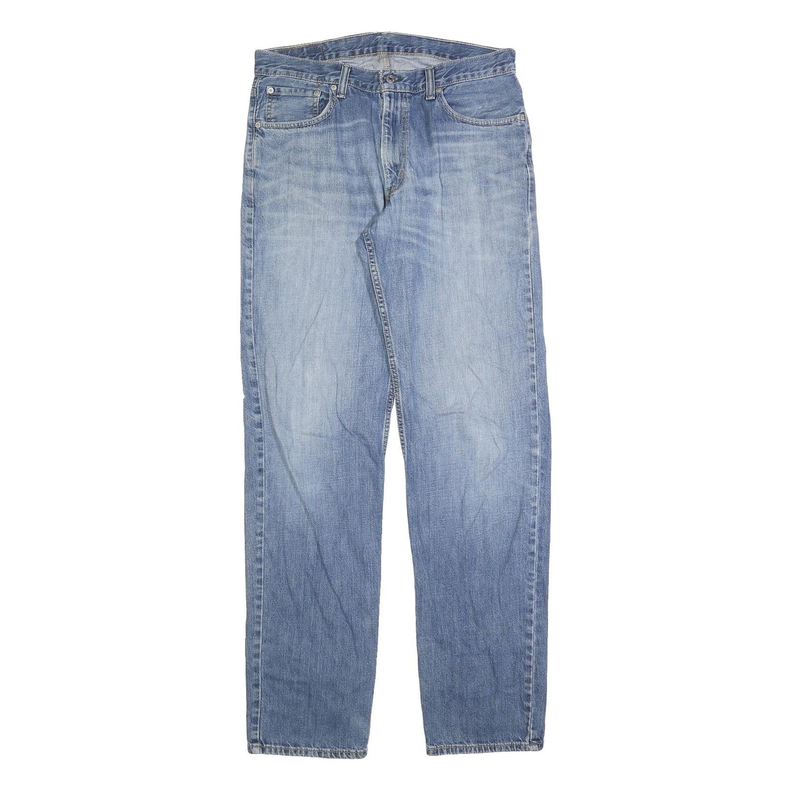 LEVI'S 550 Straight Mens Jeans Blue Relaxed Straight Denim Medium W33 L36 Refurbished - N/A refurbished available on Cerqular