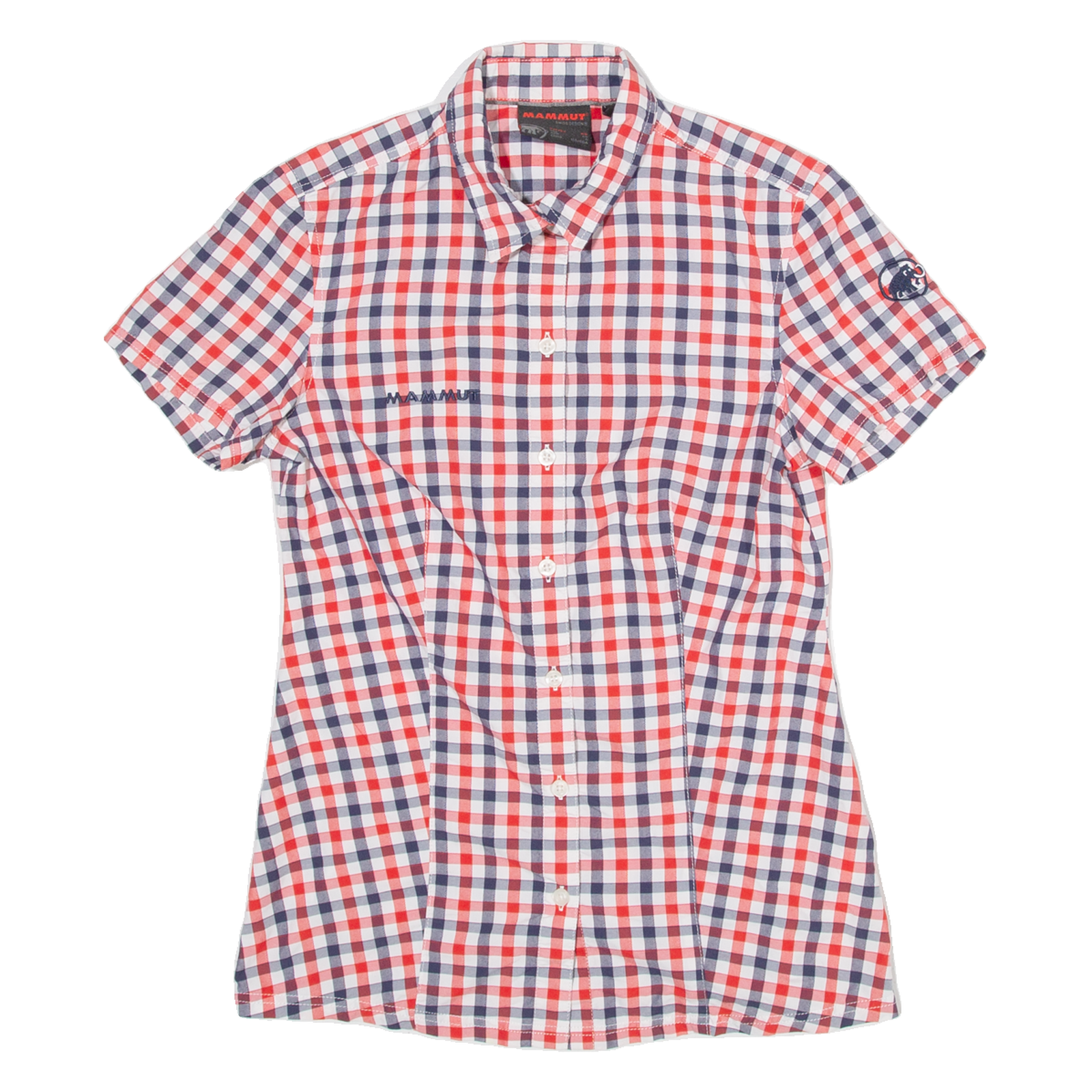 MAMMUT Womens Shirt Red Gingham XS Refurbished - N/A refurbished available on Cerqular