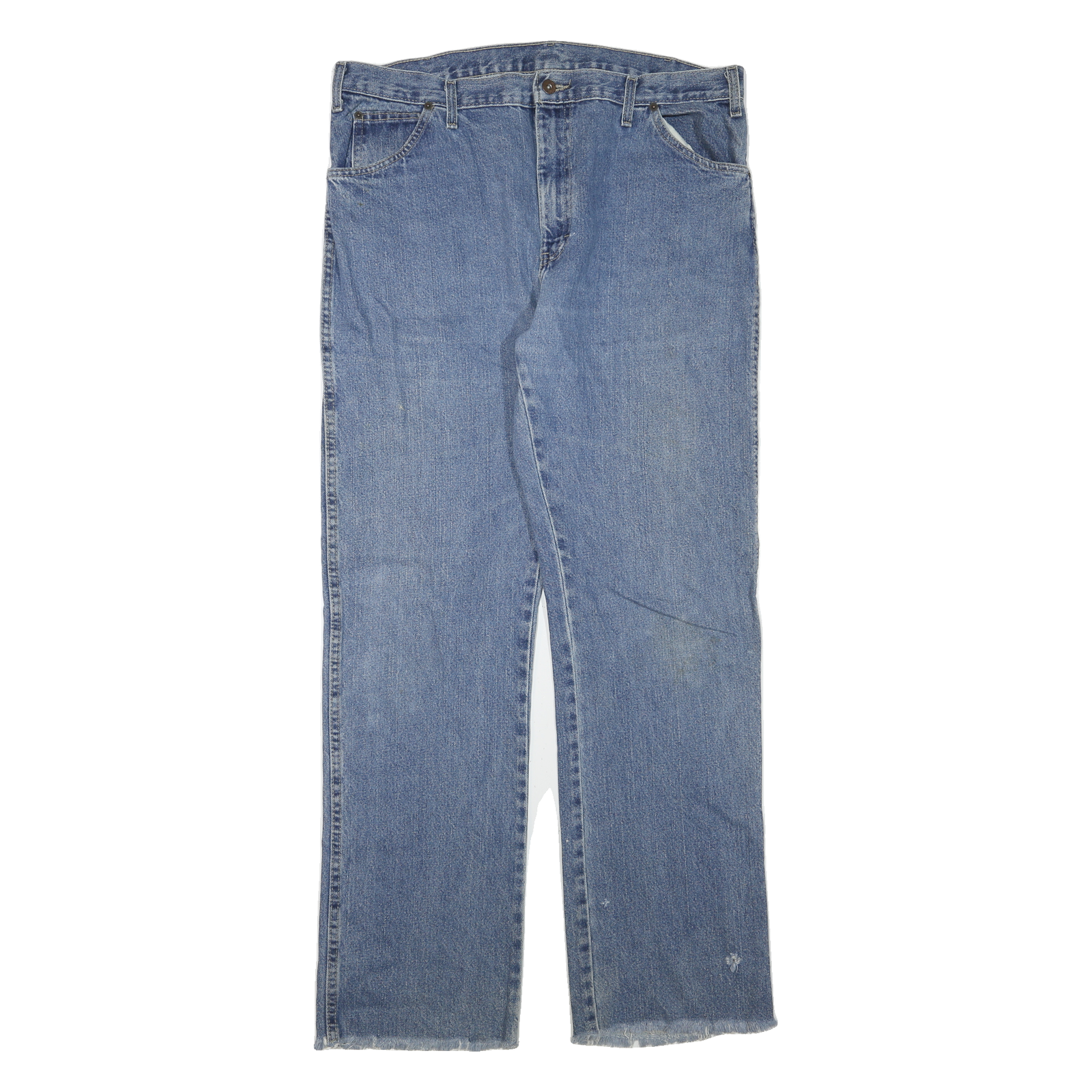 DICKIES Mens Regular Fit Blue Denim Jeans W36 L34 Workwear Casual Zip Closure Refurbished - N/A refurbished available on Cerqular