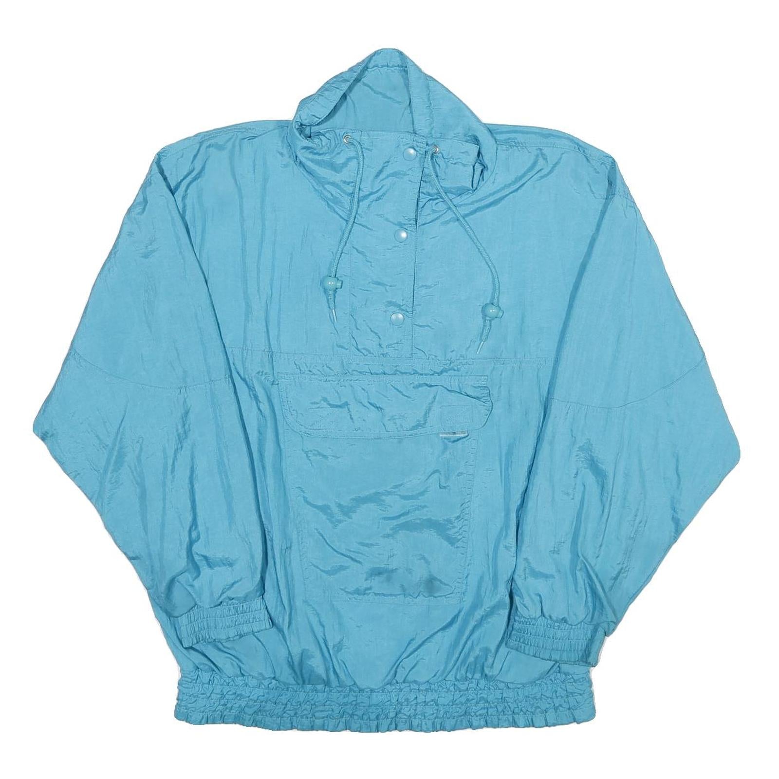 BOCOO Womens Blue Nylon Oversized Jacket L Casual Lightweight Outdoor Refurbished - N/A refurbished available on Cerqular