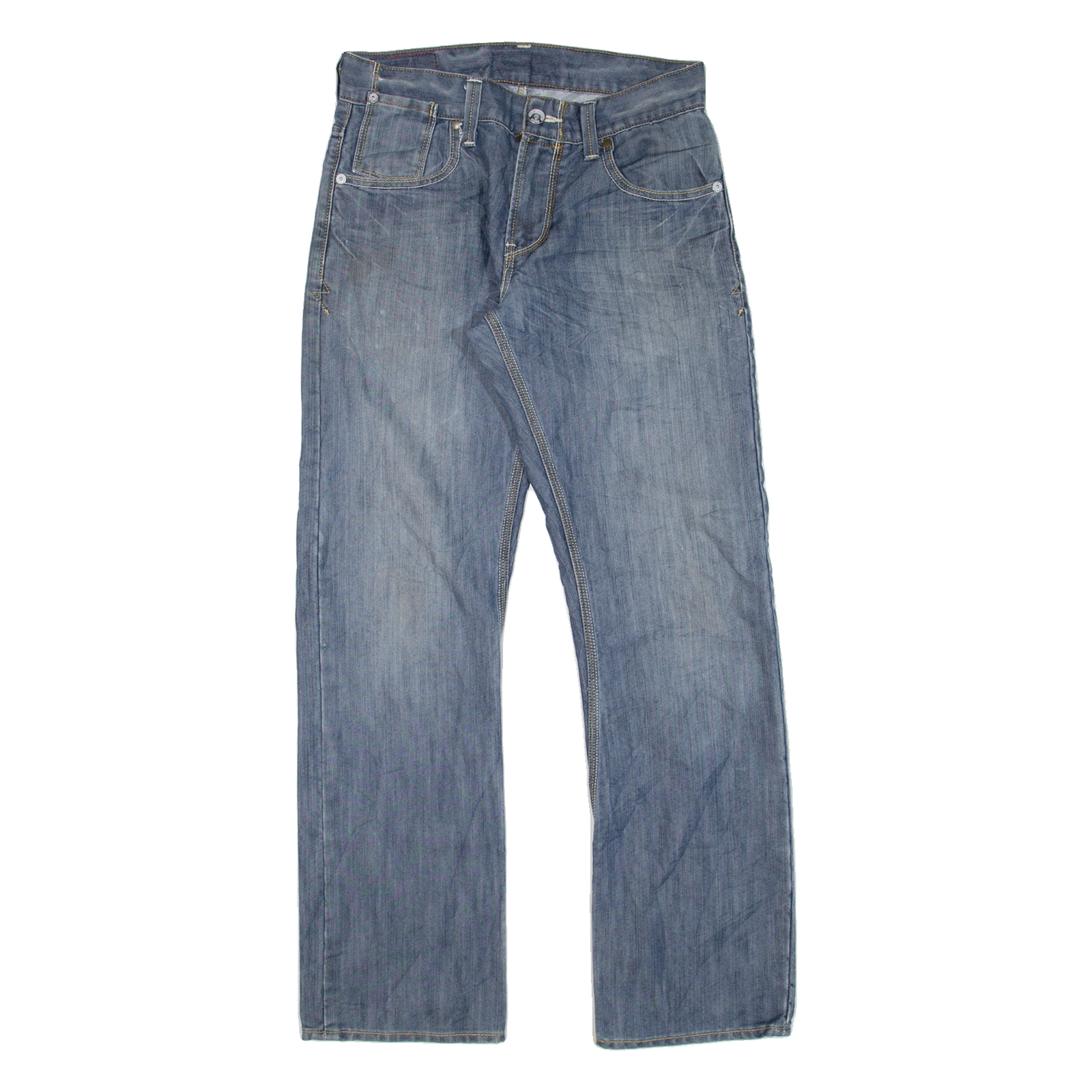 LEVI'S Mens Jeans Blue Slim Straight W30 L32 Refurbished - N/A refurbished available on Cerqular