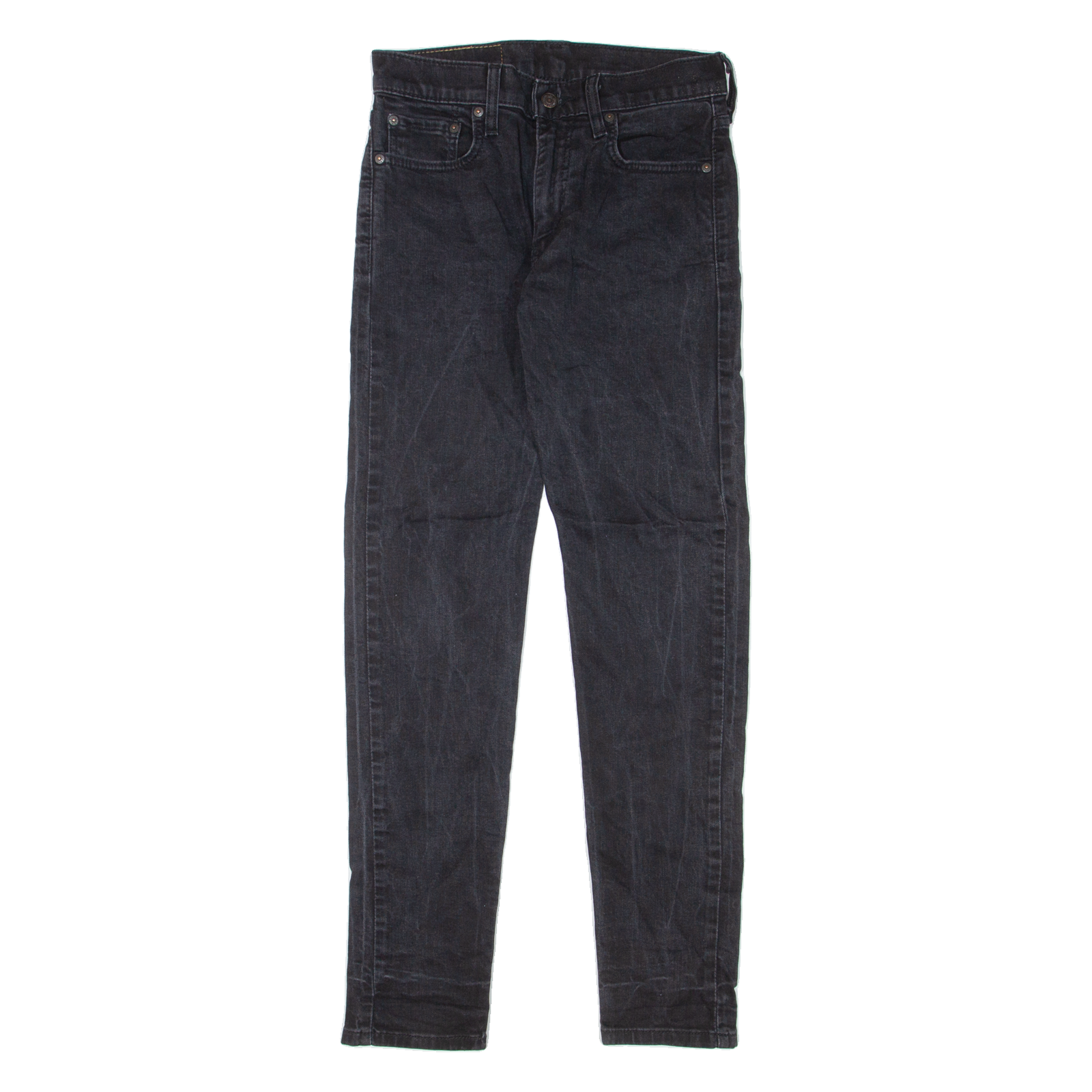 LEVI'S 512 Lo-Ball Mens Jeans Black Slim Tapered W29 L31 Refurbished - N/A refurbished available on Cerqular