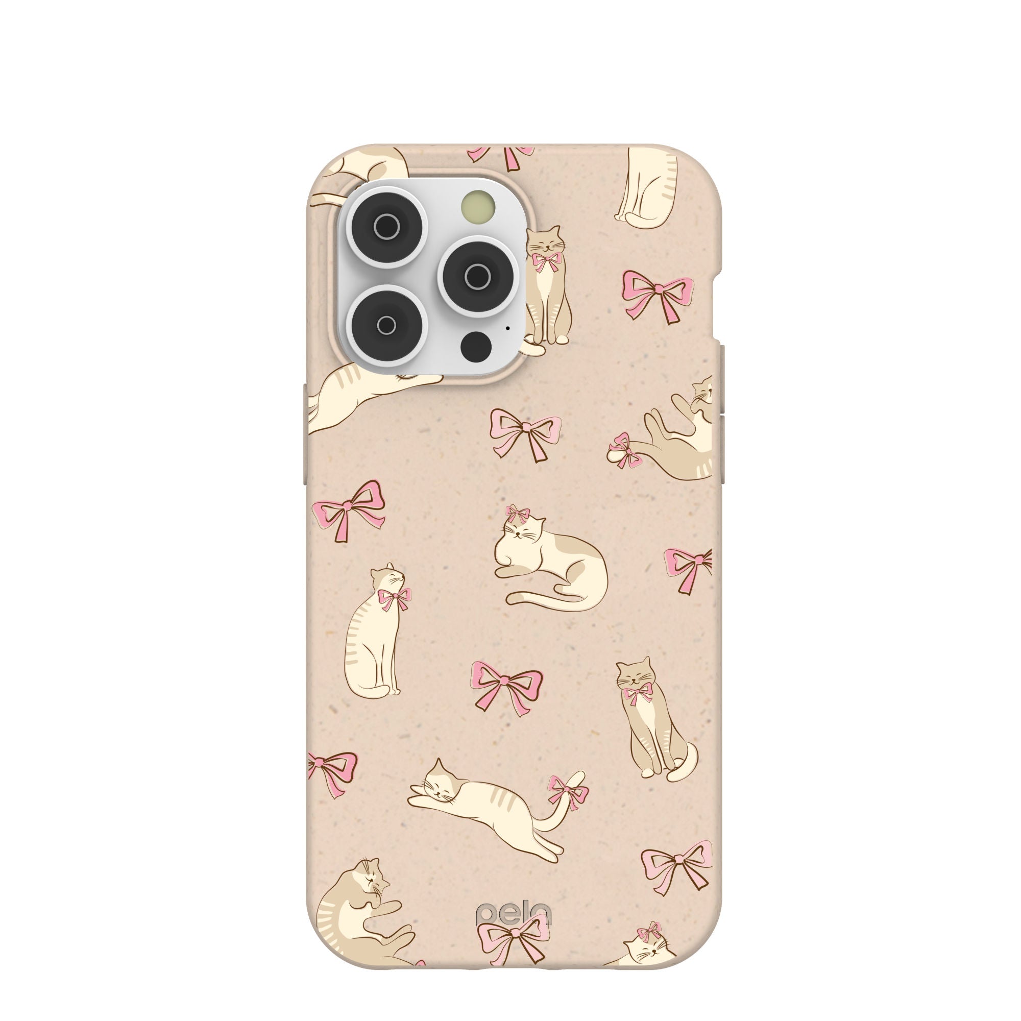 Seashell Purrfect iPhone 14 Pro Max Case Refurbished - Pela Case refurbished available on Cerqular