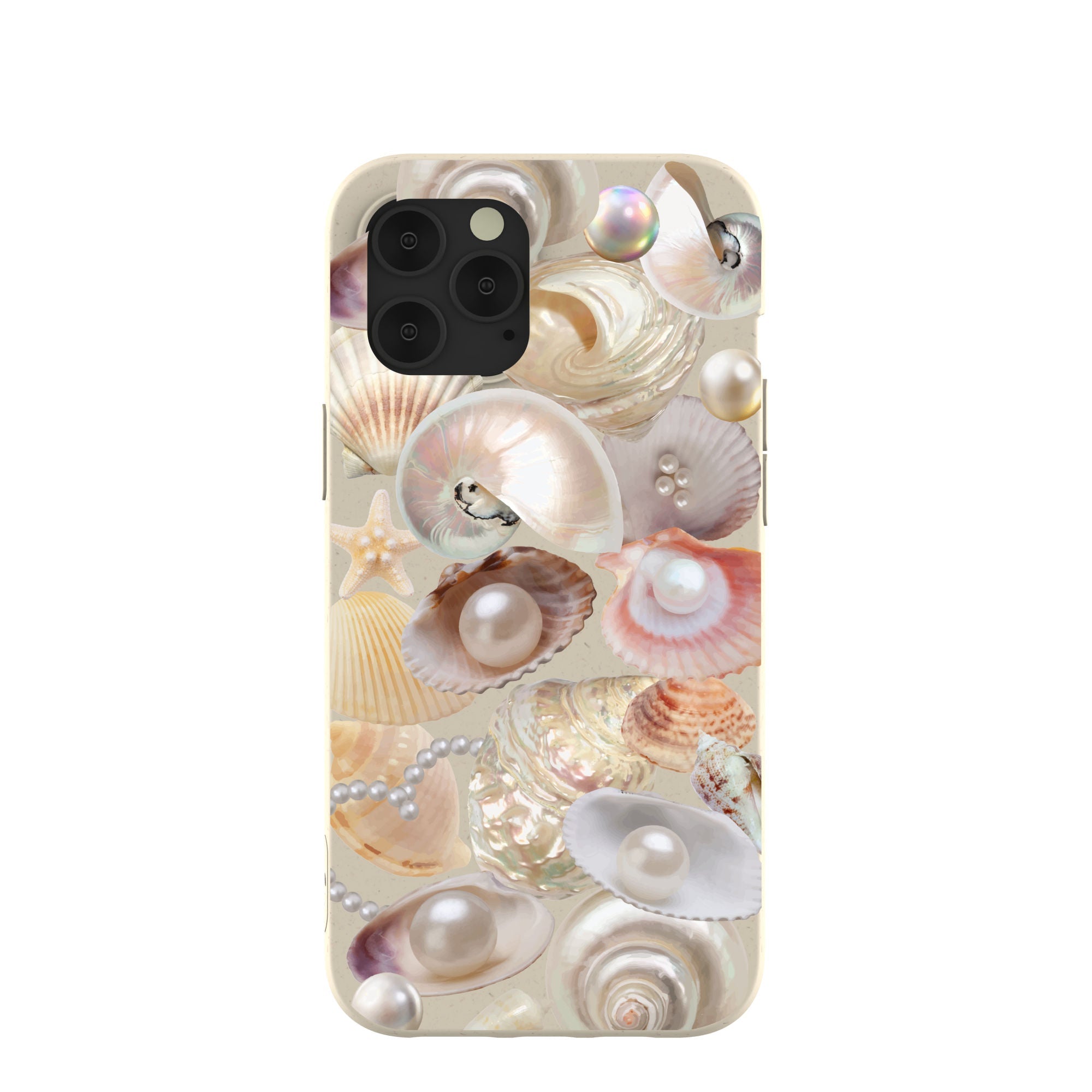 London Fog Sea Gems iPhone 12 Pro Max Case Refurbished - Pela Case refurbished available on Cerqular