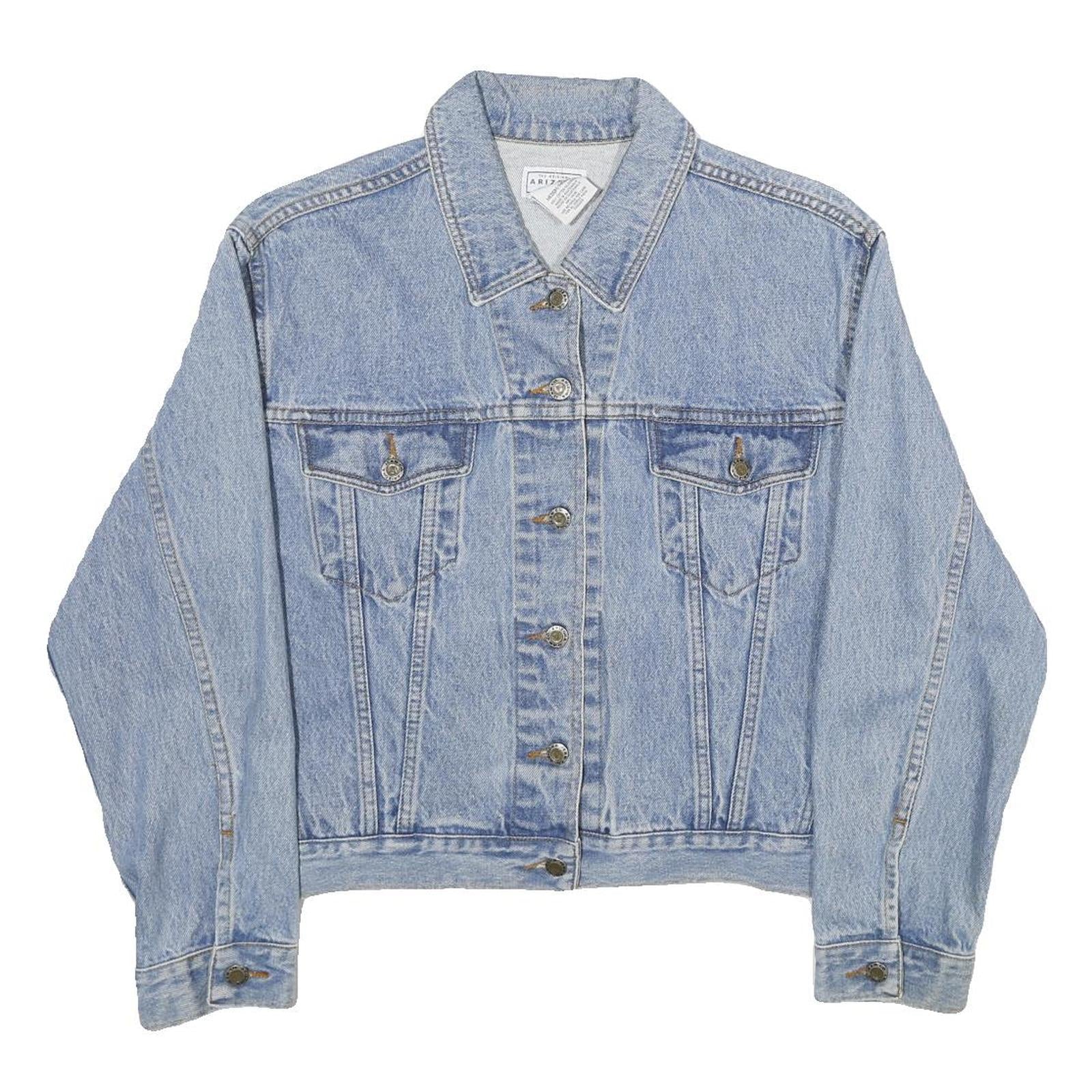 Buy ARIZONA JEAN COMPANY Womens Blue Light Denim Button Jacket M Cotton Classic Refurbished - $51.99 ARIZONA JEAN COMPANY Womens Blue Light Denim Button Jacket M Cotton Classic Refurbished - N/A refurbished available on Cerqular