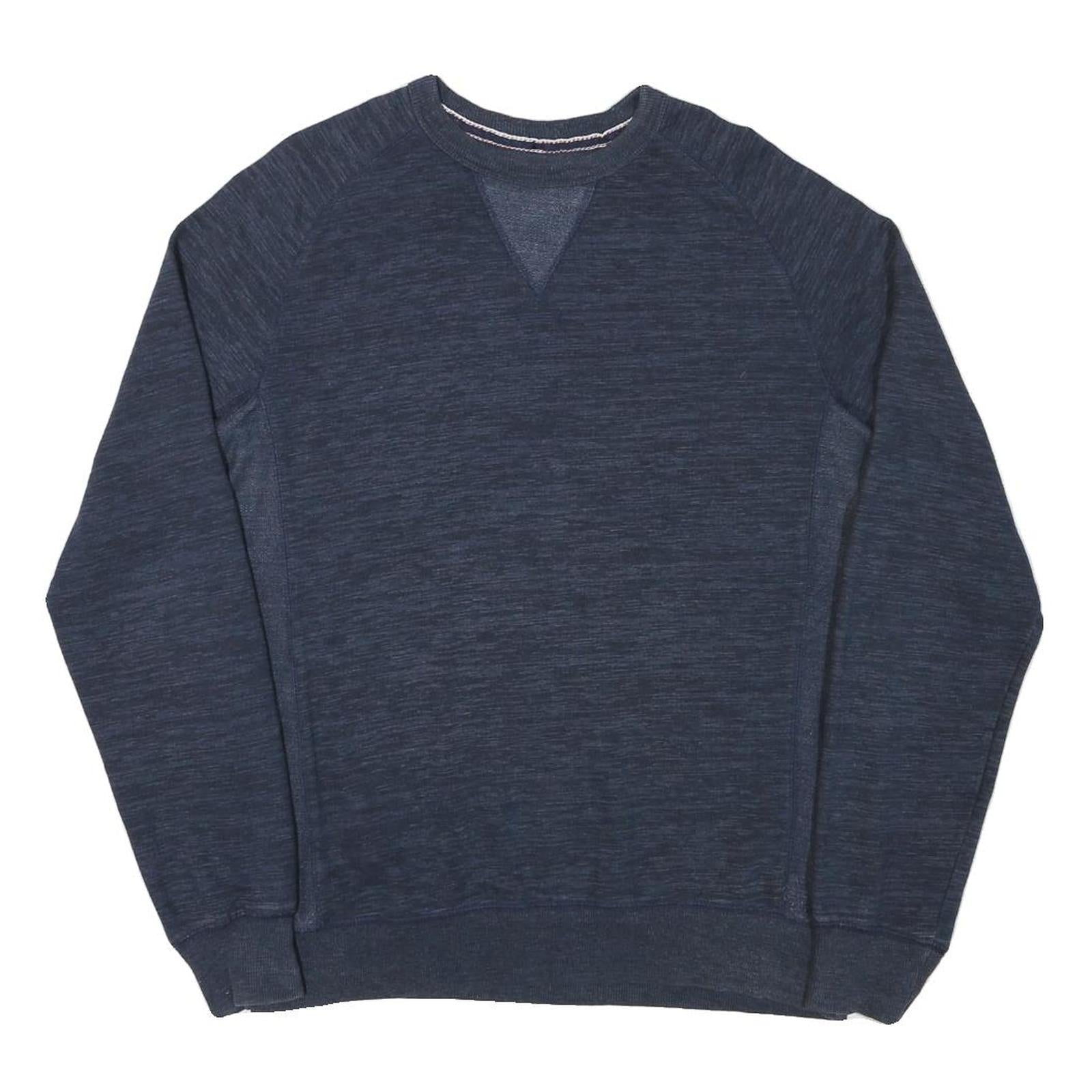 TOMMY HILFIGER Mens Blue Crew Neck M Cotton Blend Pullover Sweatshirt Casual Refurbished - N/A refurbished available on Cerqular