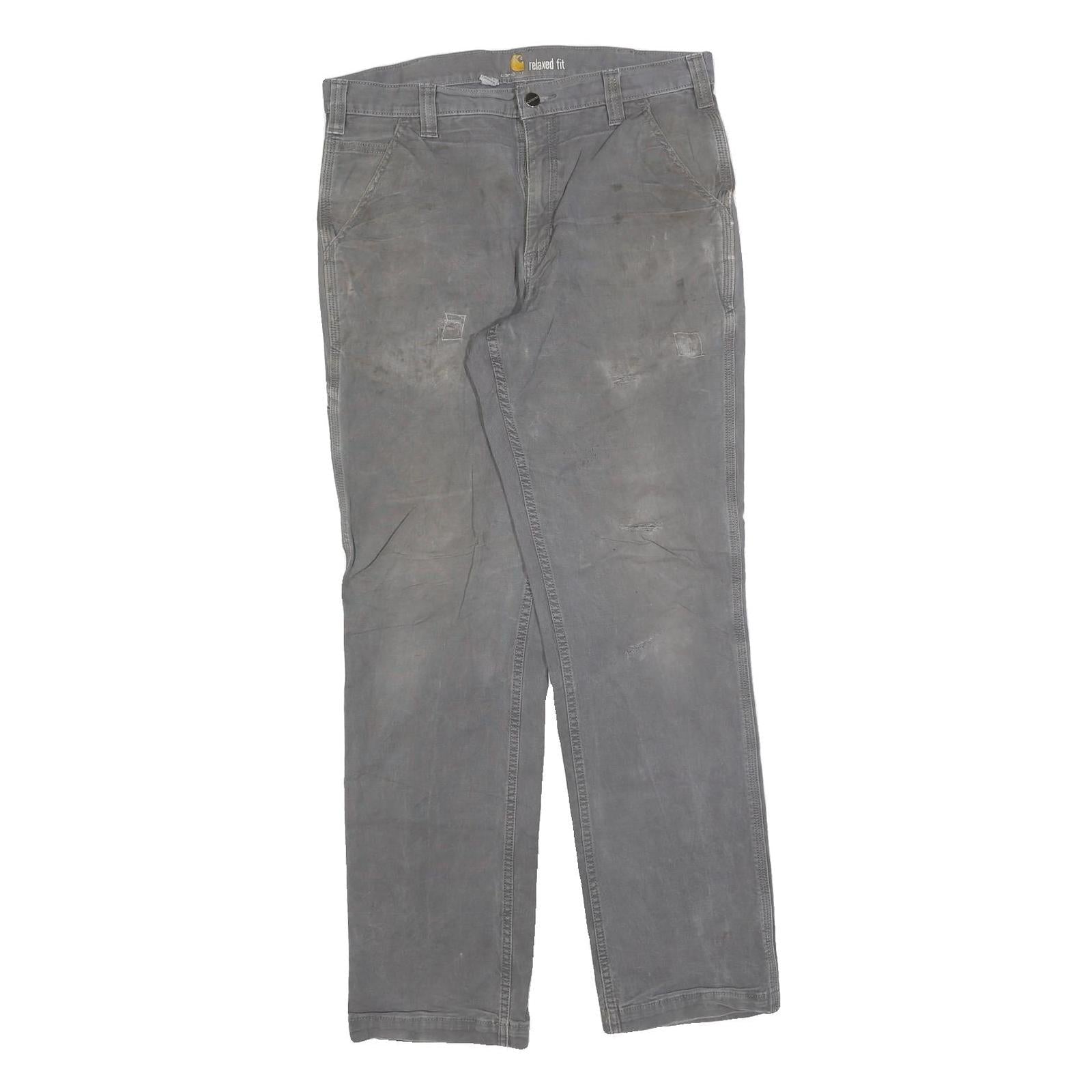 Buy CARHARTT Mens Jeans Grey Relaxed Straight Denim W34 L34 Workwear Utility Refurbished - $49.39 CARHARTT Mens Jeans Grey Relaxed Straight Denim W34 L34 Workwear Utility Refurbished - N/A refurbished available on Cerqular