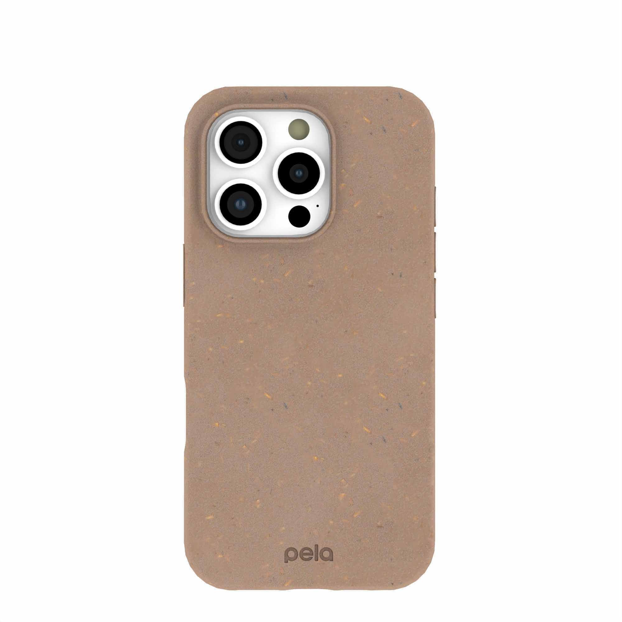Chocolate Brown iPhone 16 Pro Case Refurbished - Pela Case refurbished available on Cerqular