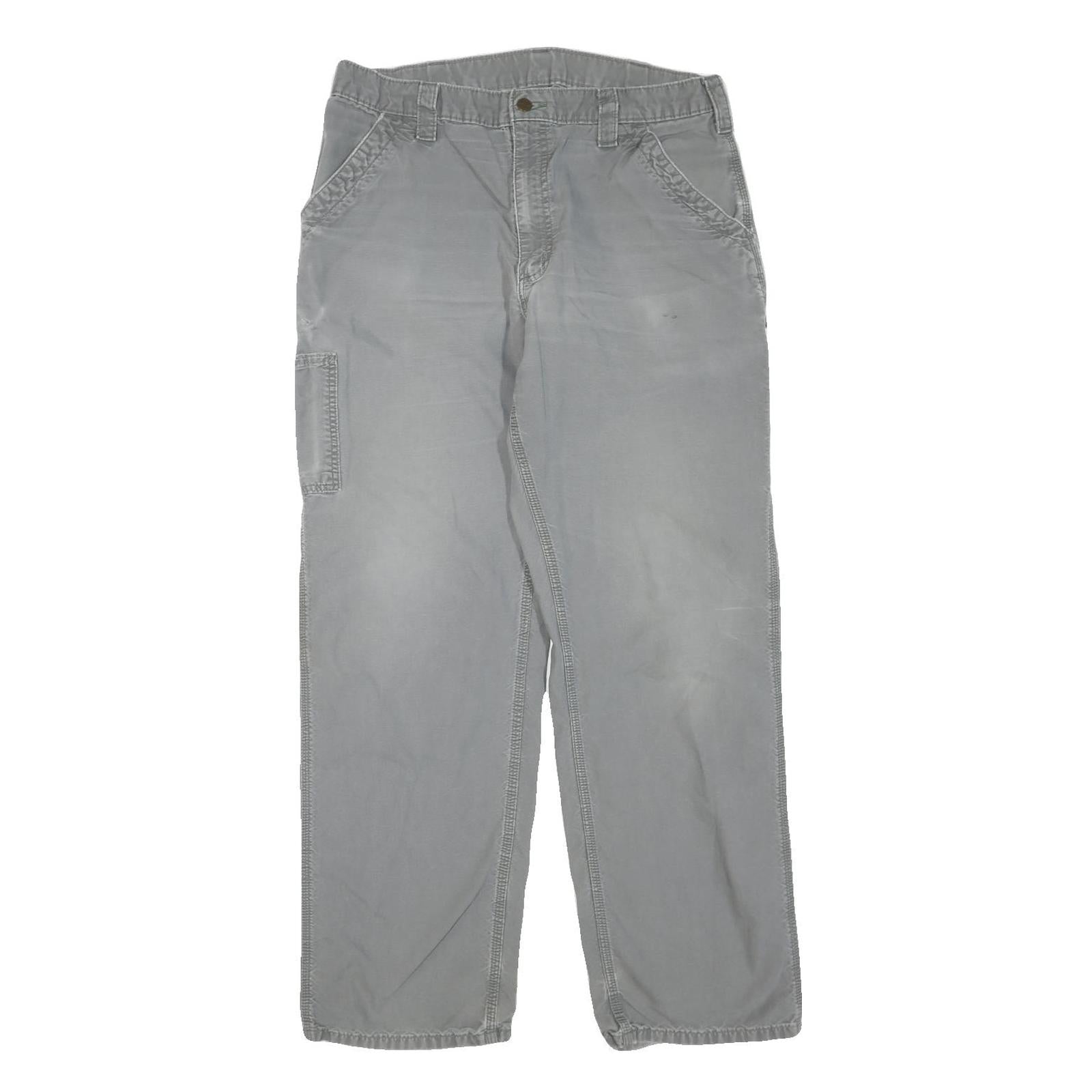 Buy CARHARTT Mens Regular Fit Grey Cotton Blend Trousers W36 L31 Workwear Zip Refurbished - $57.19 CARHARTT Mens Regular Fit Grey Cotton Blend Trousers W36 L31 Workwear Zip Refurbished - N/A refurbished available on Cerqular