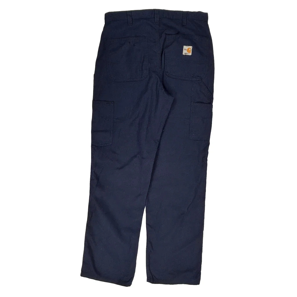 Buy Carhartt Cargo Trousers - 30W 32L Navy Cotton Refurbished - $73.69 Carhartt Cargo Trousers - 30W 32L Navy Cotton Refurbished - Thrifted (note: this is a term often used to describe second- refurbished available on Cerqular