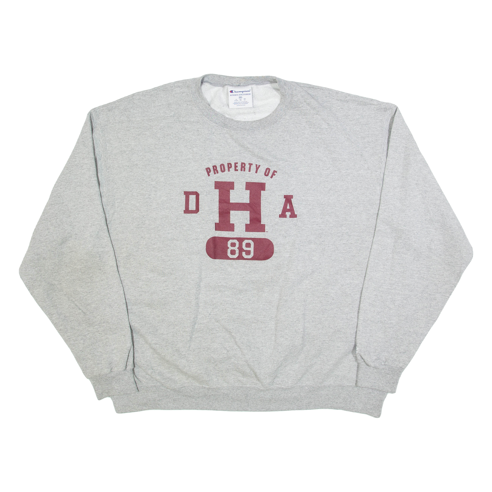 CHAMPION Mens Sweatshirt Grey 2XL Refurbished - N/A refurbished available on Cerqular
