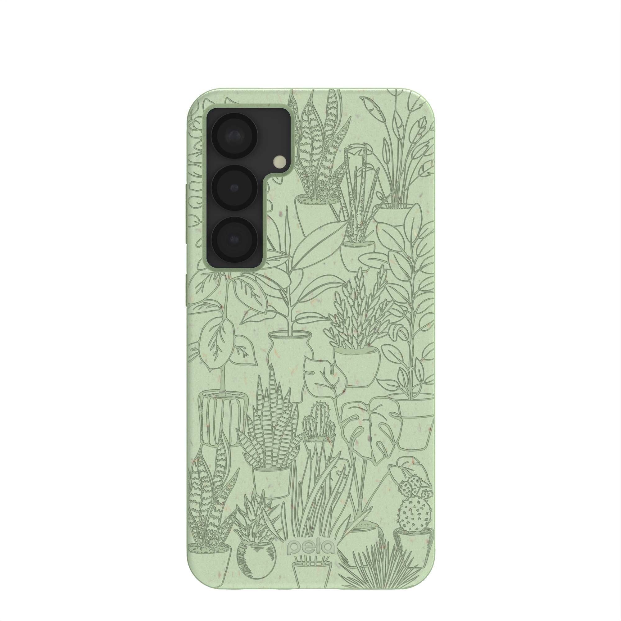 Sage Green Green Oasis Samsung Galaxy S25+(Plus) Case Refurbished - Pela Case refurbished available on Cerqular