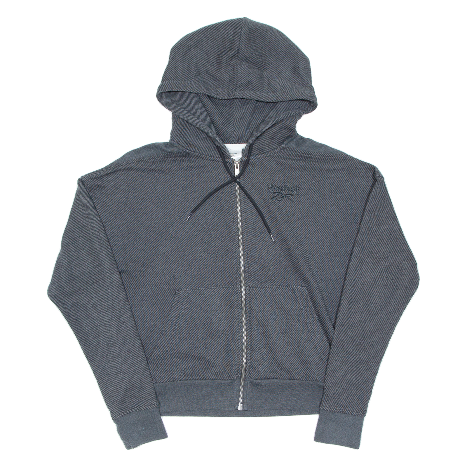 REEBOK Womens Grey Hoodie Full Zip XS Refurbished - N/A refurbished available on Cerqular