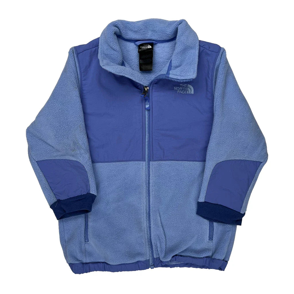 Age 10-12 The North Face Fleece Jacket - Medium Blue Polyester Refurbished - Thrifted (note: this is a term often used to describe second- refurbished available on Cerqular