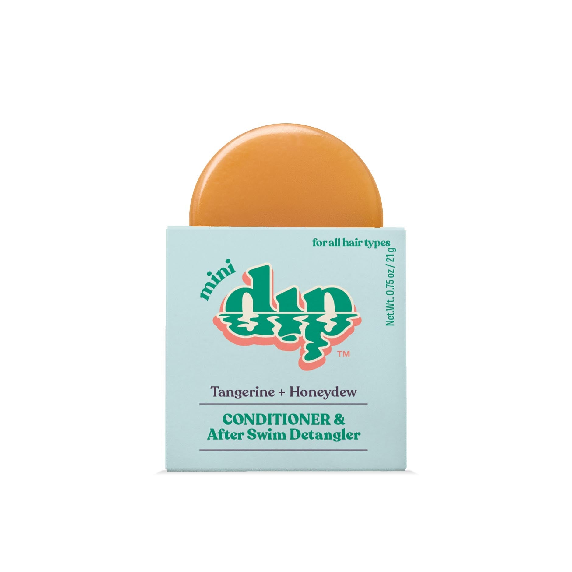 Mini Dip Conditioner & After Swim Detangler - Tangerine & Honeydew | Size: 0.75 oz | Fragrance: Tangerine & Honeydew Refurbished - Dip Sustainable Hair Care refurbished available on Cerqular