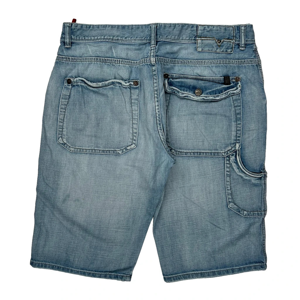 Buy Unbranded Denim Shorts - 34W 12L Light Wash Cotton Refurbished - $53.59 Unbranded Denim Shorts - 34W 12L Light Wash Cotton Refurbished - Thrifted (note: this is a term often used to describe second- refurbished available on Cerqular