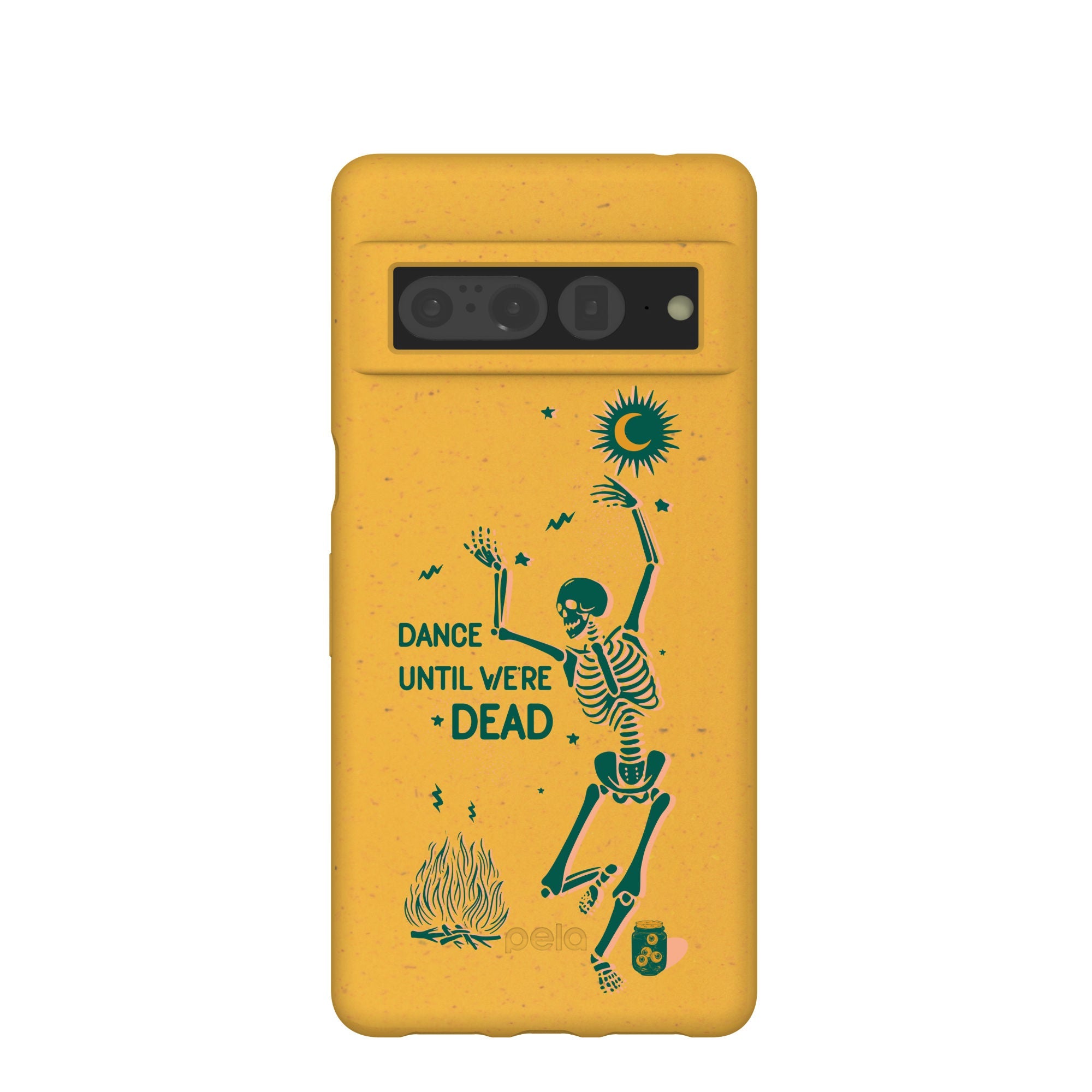 Buy Honey Dancing Skeleton Google Pixel 7 Pro Case Refurbished - $65.00 Honey Dancing Skeleton Google Pixel 7 Pro Case Refurbished - Pela Case refurbished available on Cerqular