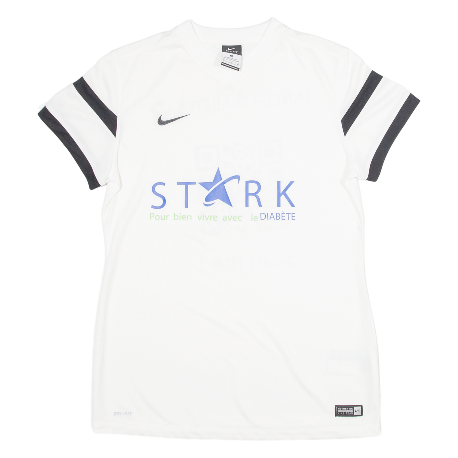 NIKE Mens T-Shirt White V-Neck M Refurbished - N/A refurbished available on Cerqular