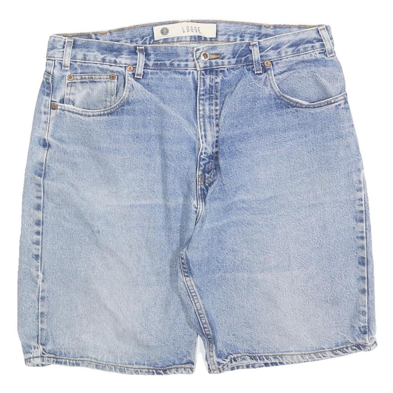 ARIZONA JEAN COMPANY Mens Shorts Blue Denim Loose XL W38 Casual Summer Refurbished - N/A refurbished available on Cerqular