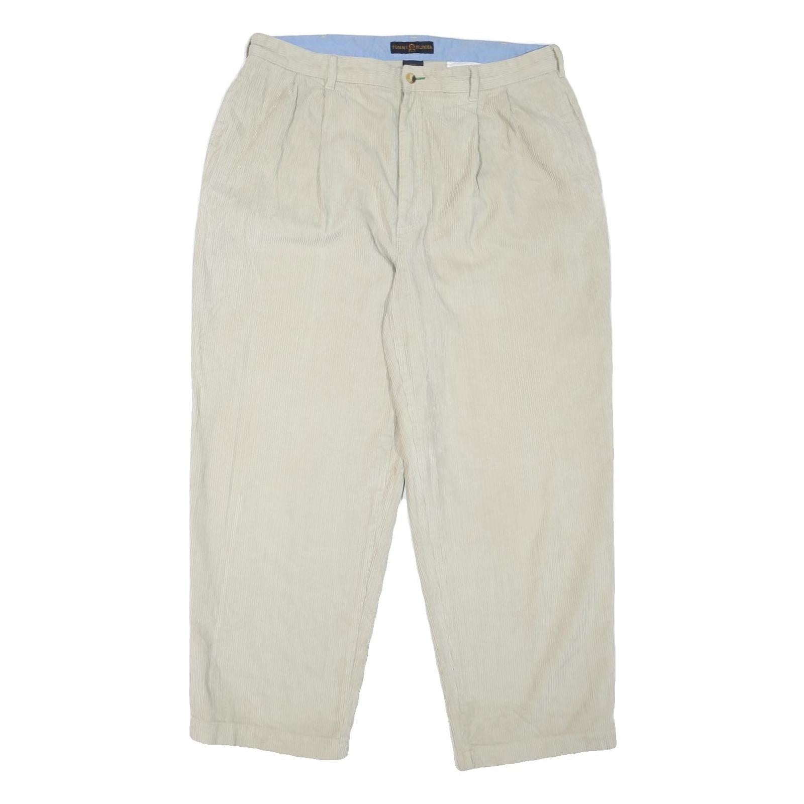 Buy TOMMY HILFIGER Mens Cotton Blend Beige Regular Straight Trousers W38 L30 Classic Refurbished - $41.59 TOMMY HILFIGER Mens Cotton Blend Beige Regular Straight Trousers W38 L30 Classic Refurbished - N/A refurbished available on Cerqular