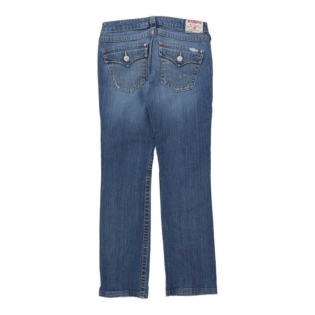 True Religion Jeans - 30W UK 6 Blue Cotton Refurbished - Thrifted (note: this is a term often used to describe second- refurbished available on Cerqular