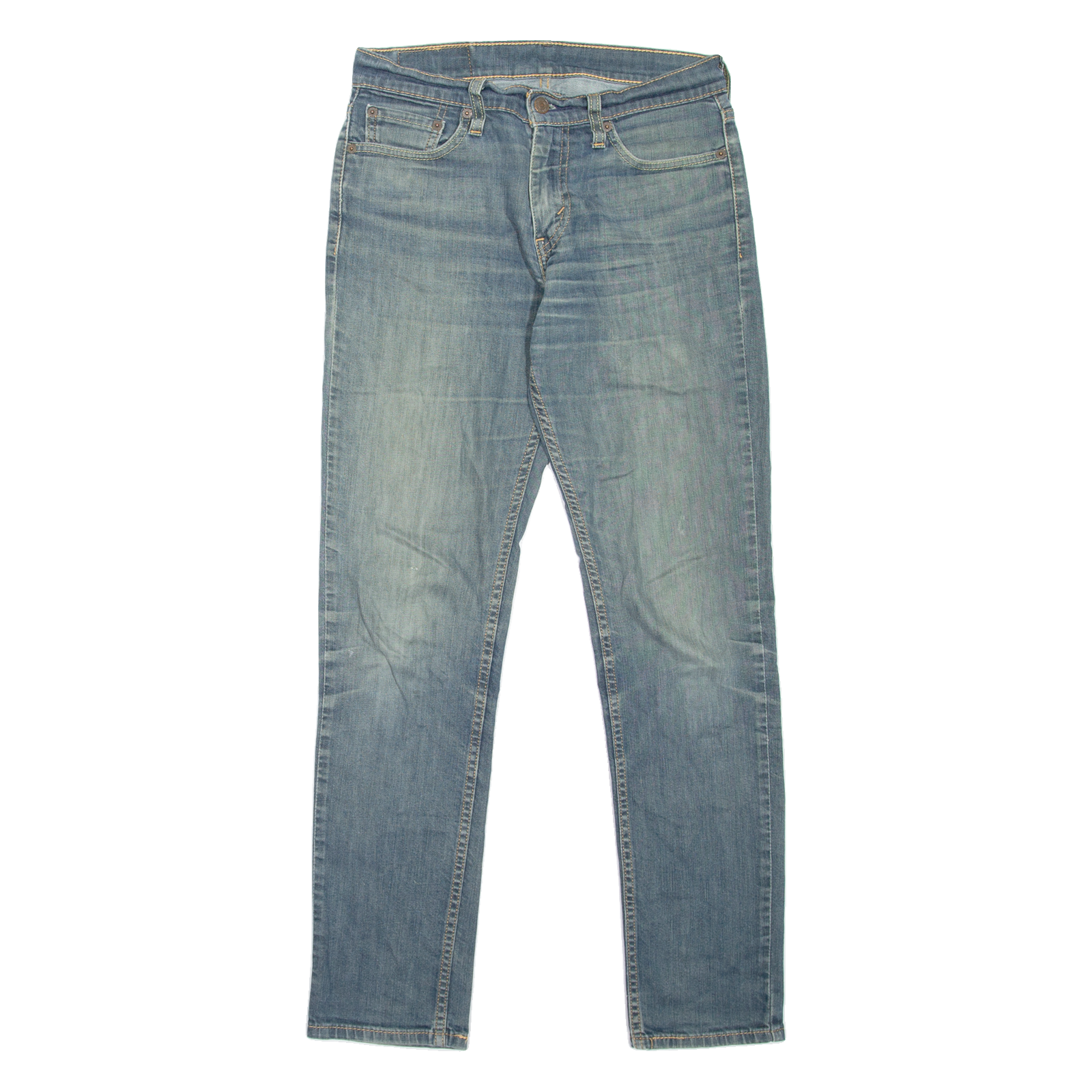 LEVI'S 511 Jeans Mens Blue Slim Straight Stone Wash W30 L32 Refurbished - N/A refurbished available on Cerqular