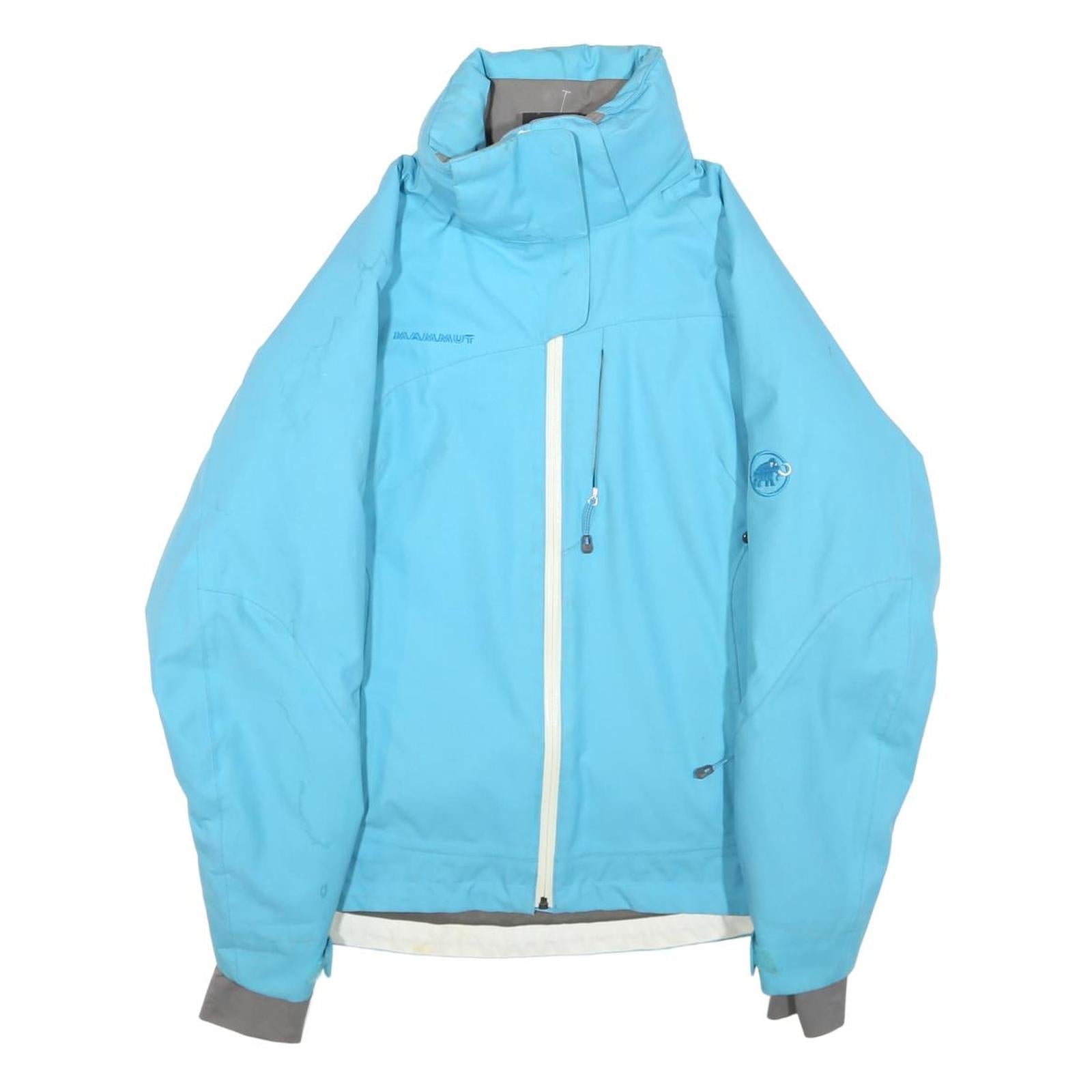 MAMMUT Womens Blue Outdoor Jacket S Polyester Blend Zip Softshell Hiking Refurbished - N/A refurbished available on Cerqular
