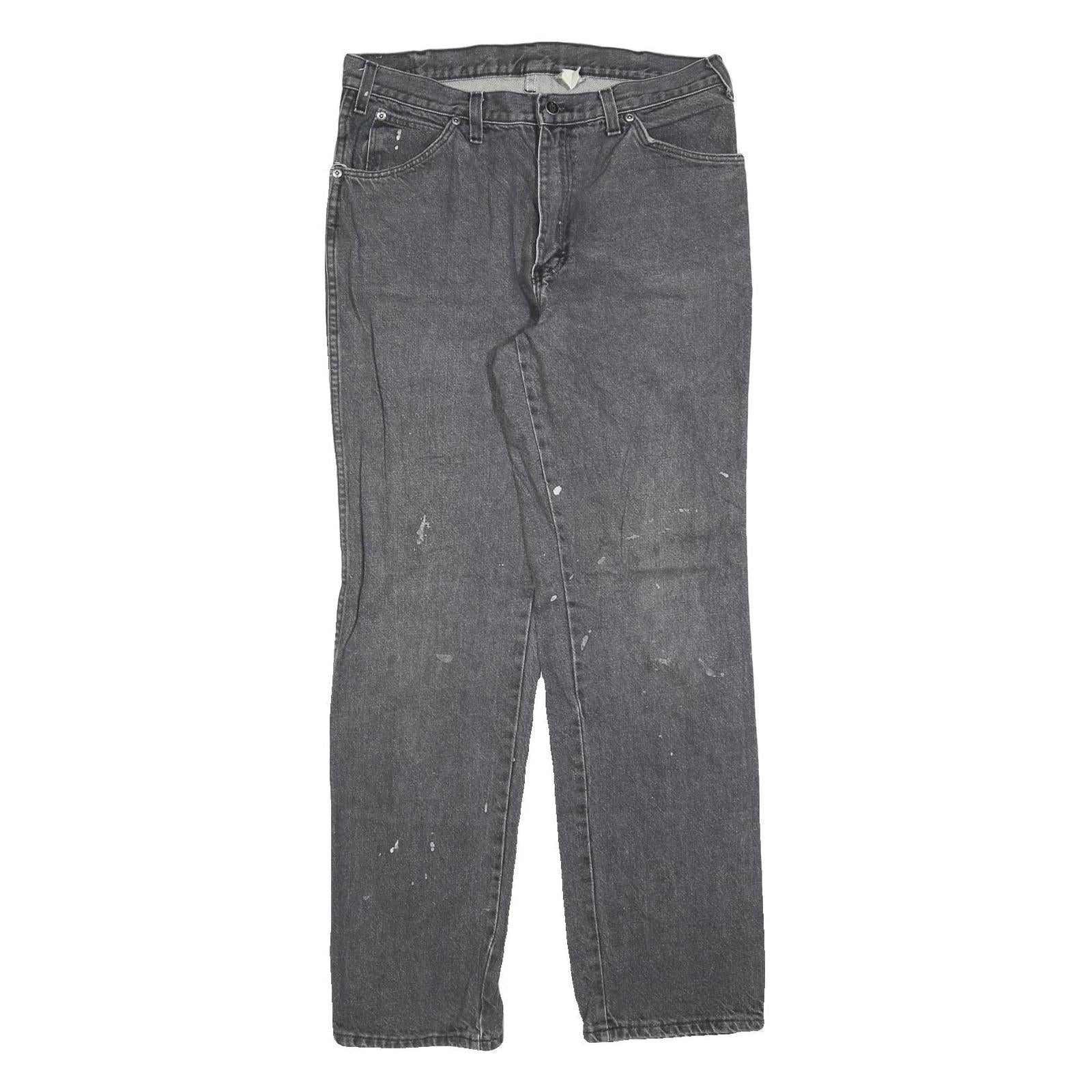 DICKIES Mens Relaxed Black Jeans Denim W34 L32 Casual Workwear Zip Fly Refurbished - N/A refurbished available on Cerqular