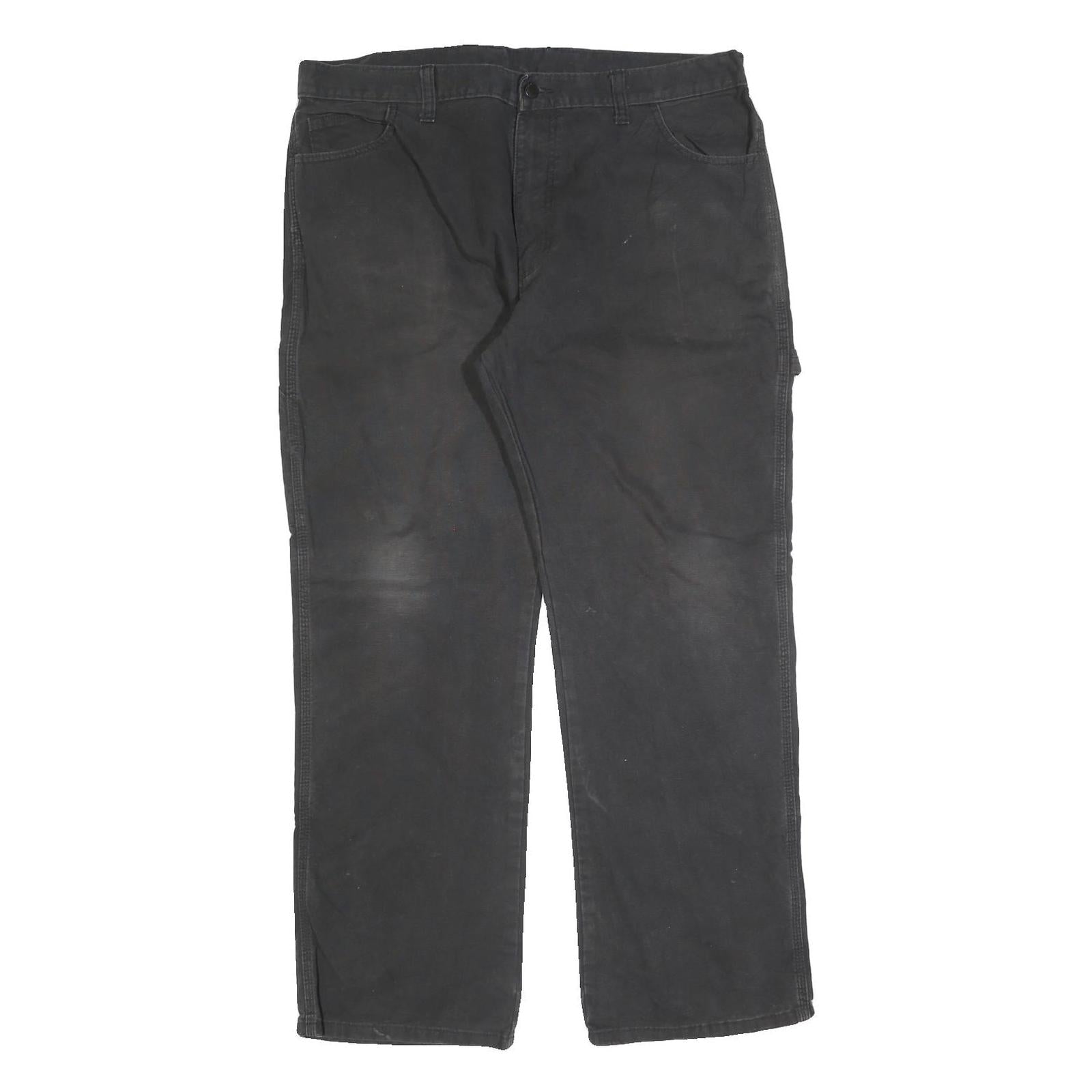 DICKIES Mens Relaxed Black Jeans Denim W38 L32 Workwear Zip Pockets Refurbished - N/A refurbished available on Cerqular