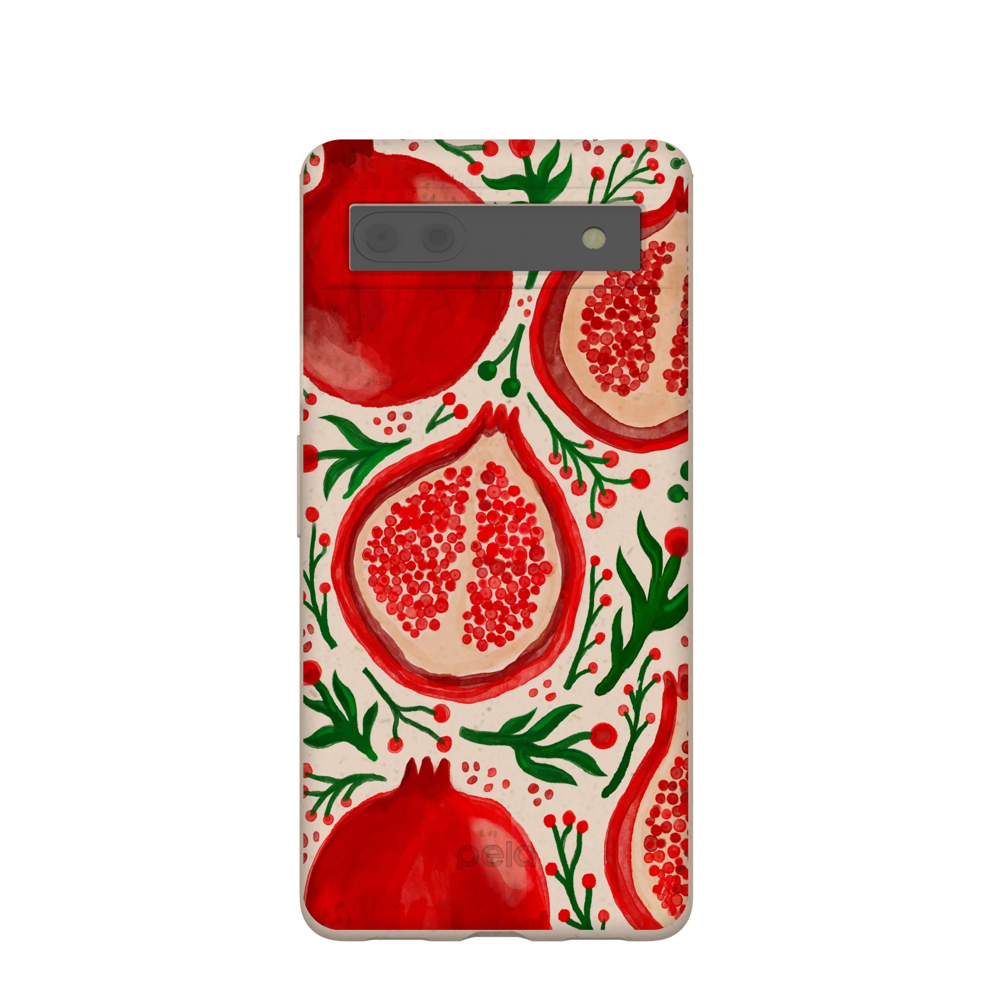 Seashell Pomegranate Cheer Google Pixel 6a Case Refurbished - Pela Case refurbished available on Cerqular