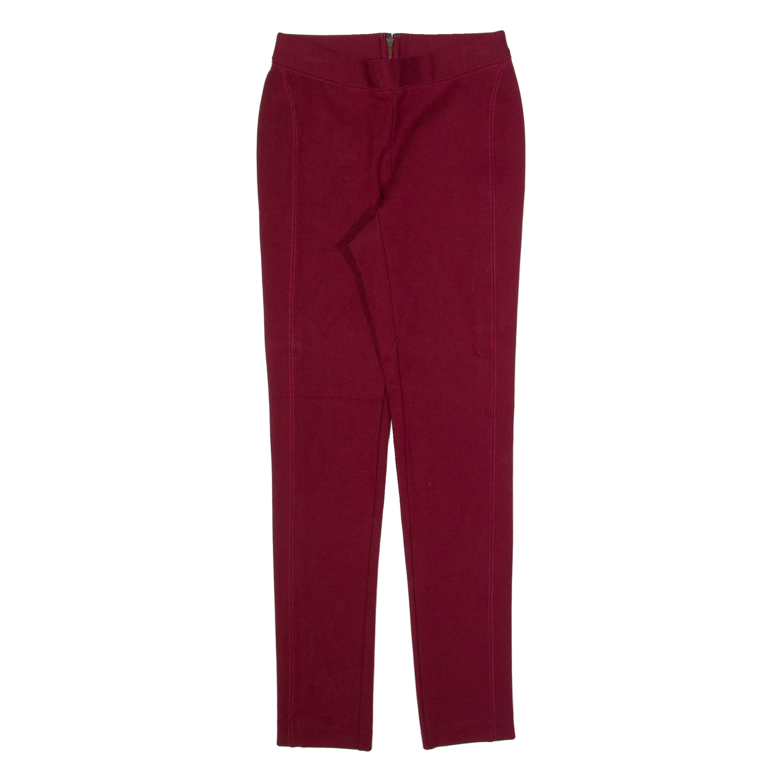 JACK WILLS Womens Leggings Maroon Skinny UK 8 W24 L28 Refurbished - N/A refurbished available on Cerqular