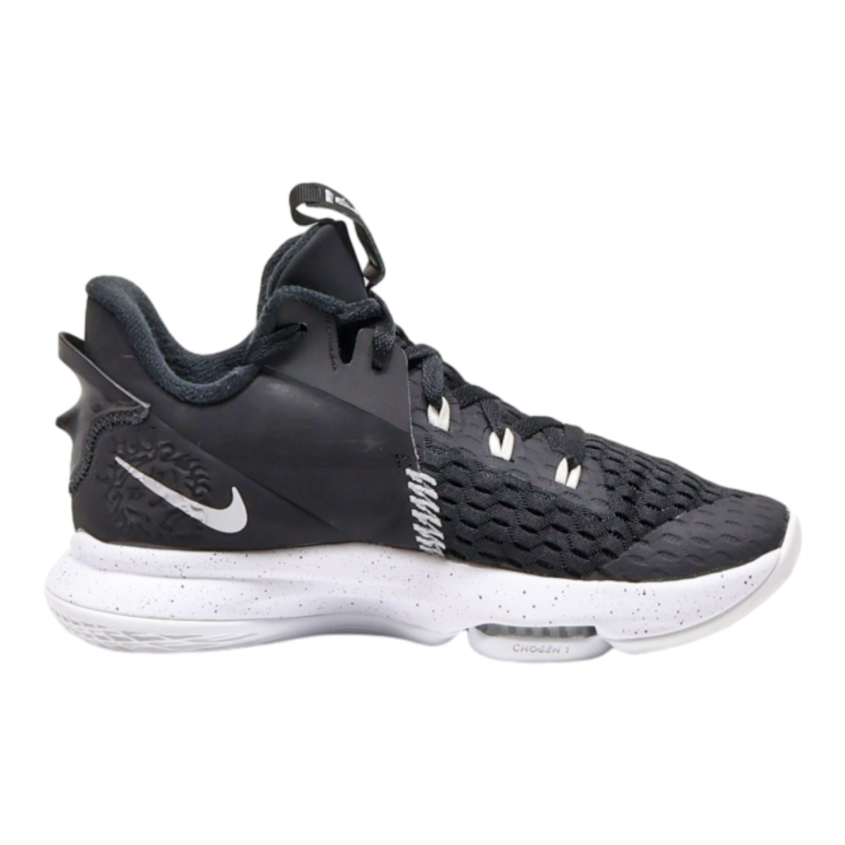 NIKE LeBron Witness 5 2020 High Top Trainers Black Synthetic Mens UK 6.5 Refurbished - N/A refurbished available on Cerqular