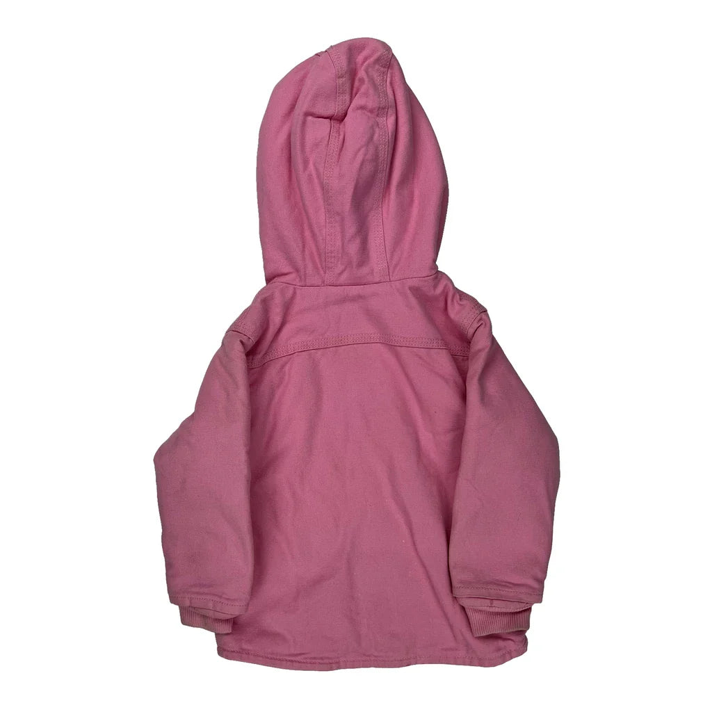 Age 2 Carhartt Jacket - 2XS Pink Cotton Refurbished - Thrifted (note: this is a term often used to describe second- refurbished available on Cerqular