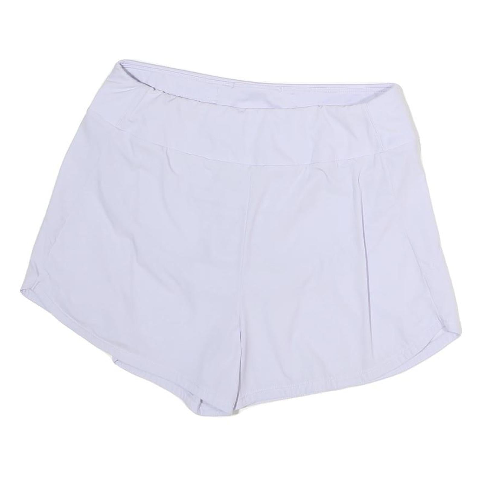 NIKE Womens White Casual Shorts L W36 Lightweight Polyester Refurbished - N/A refurbished available on Cerqular