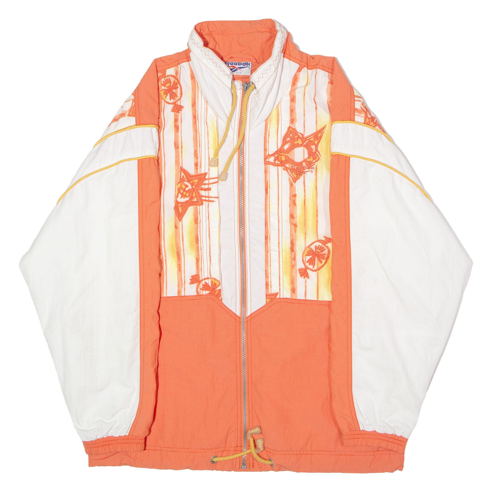Buy REEBOK Womens Windbreaker Jacket Orange 90s Crazy Pattern UK 12 Refurbished - $18.71 REEBOK Womens Windbreaker Jacket Orange 90s Crazy Pattern UK 12 Refurbished - N/A refurbished available on Cerqular